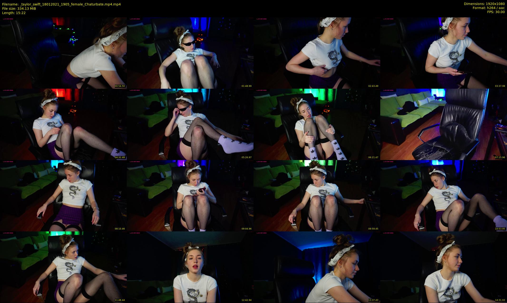 _taylor_swift — 16 minute Chaturbate female cam show recording, 1080p, Jan 18, 2021