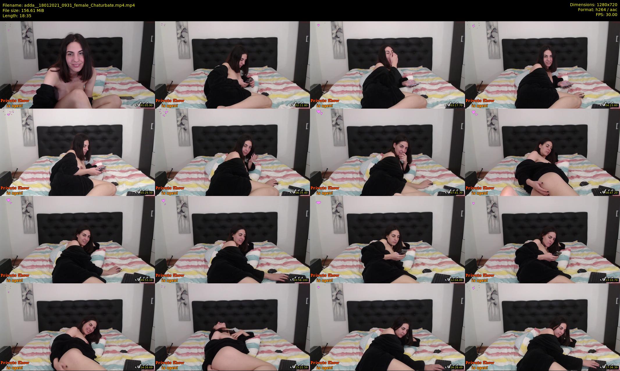 adda_ — 19 minute Chaturbate female cam show recording, 720p, Jan 18, 2021