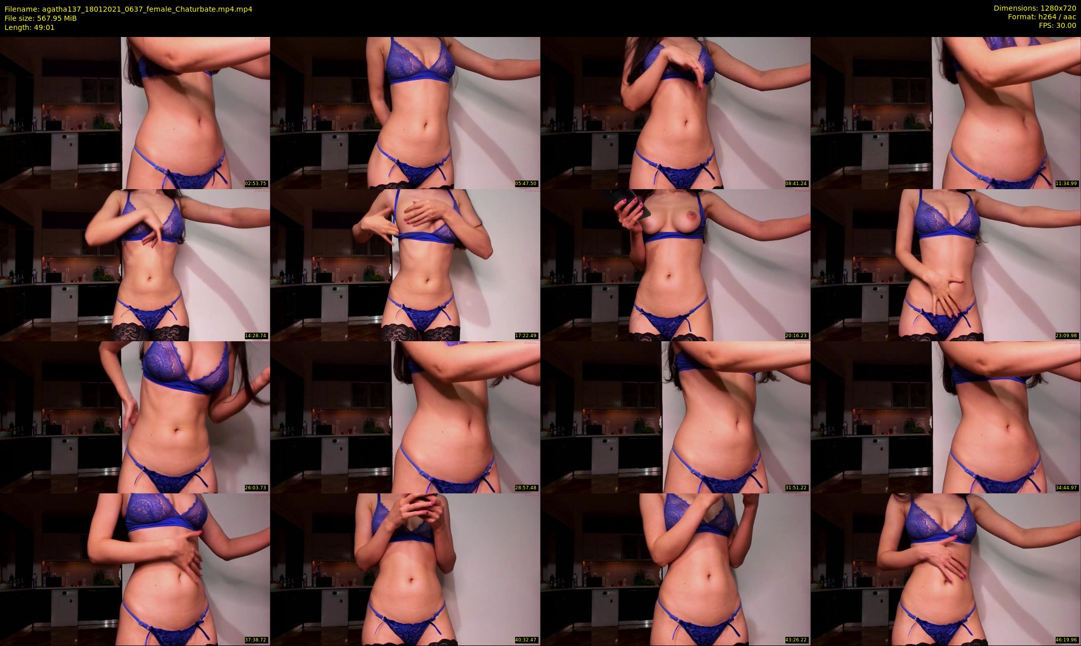 agatha137 — 50 minute Chaturbate female cam show recording, 720p, Jan 18, 2021