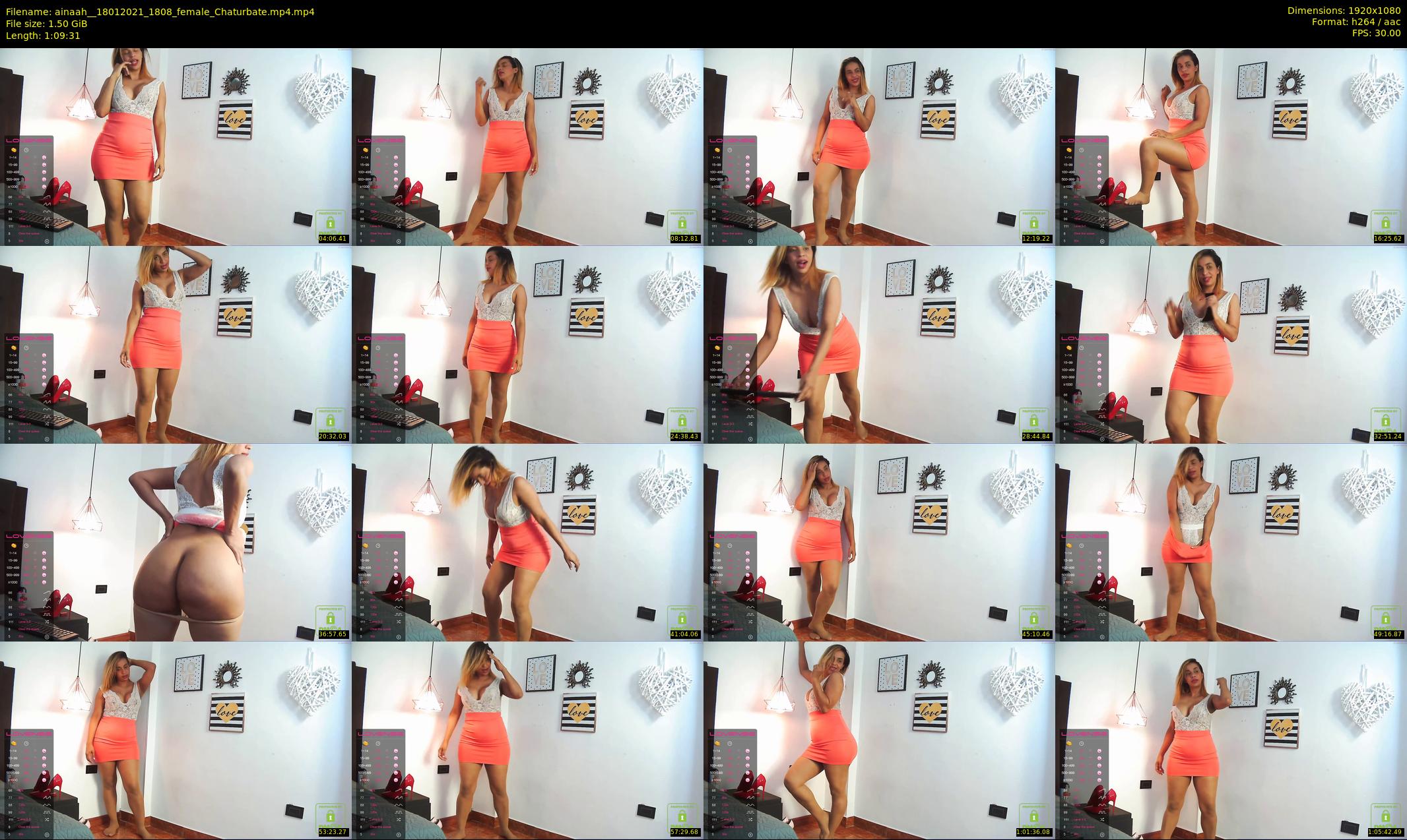 ainaah_ — 70 minute Chaturbate female cam show recording, 1080p, Jan 18, 2021
