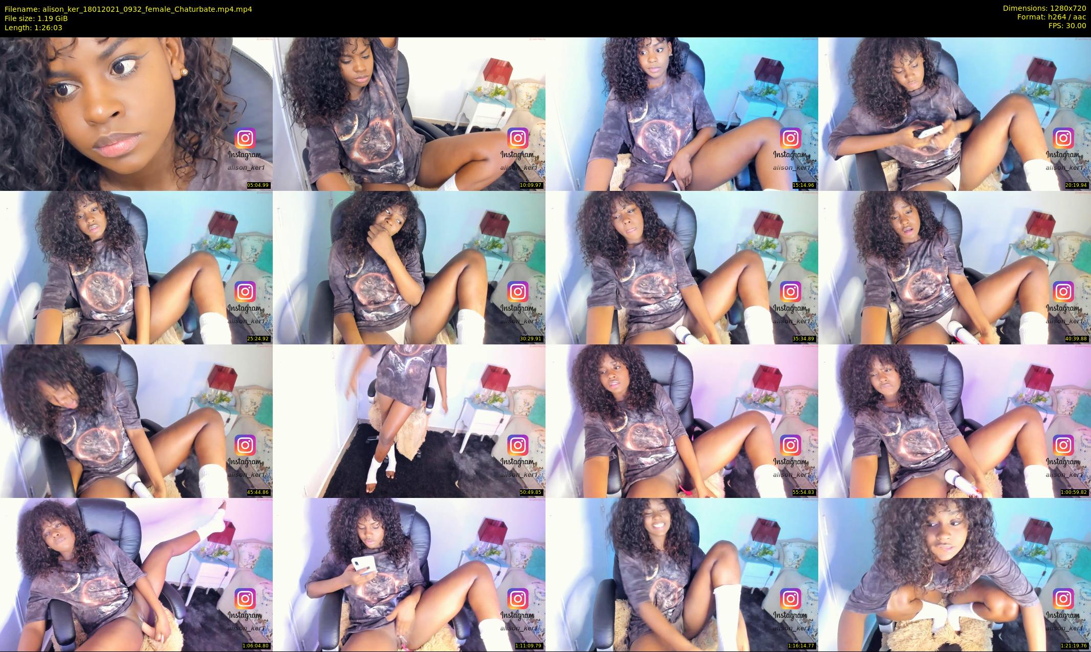 alison_ker — 87 minute Chaturbate female cam show recording, 720p, Jan 18, 2021