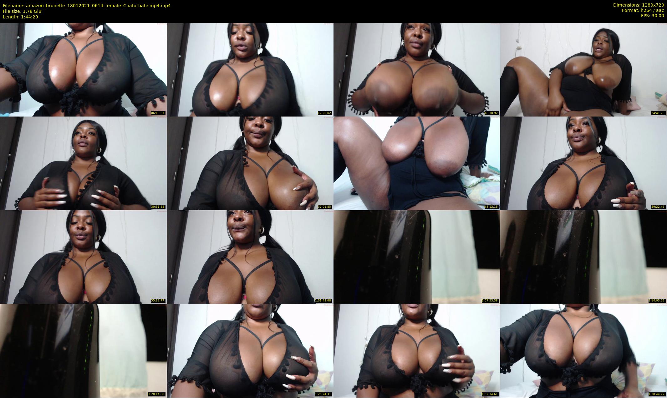 amazon_brunette — 105 minute Chaturbate female cam show recording, 720p, Jan 18, 2021