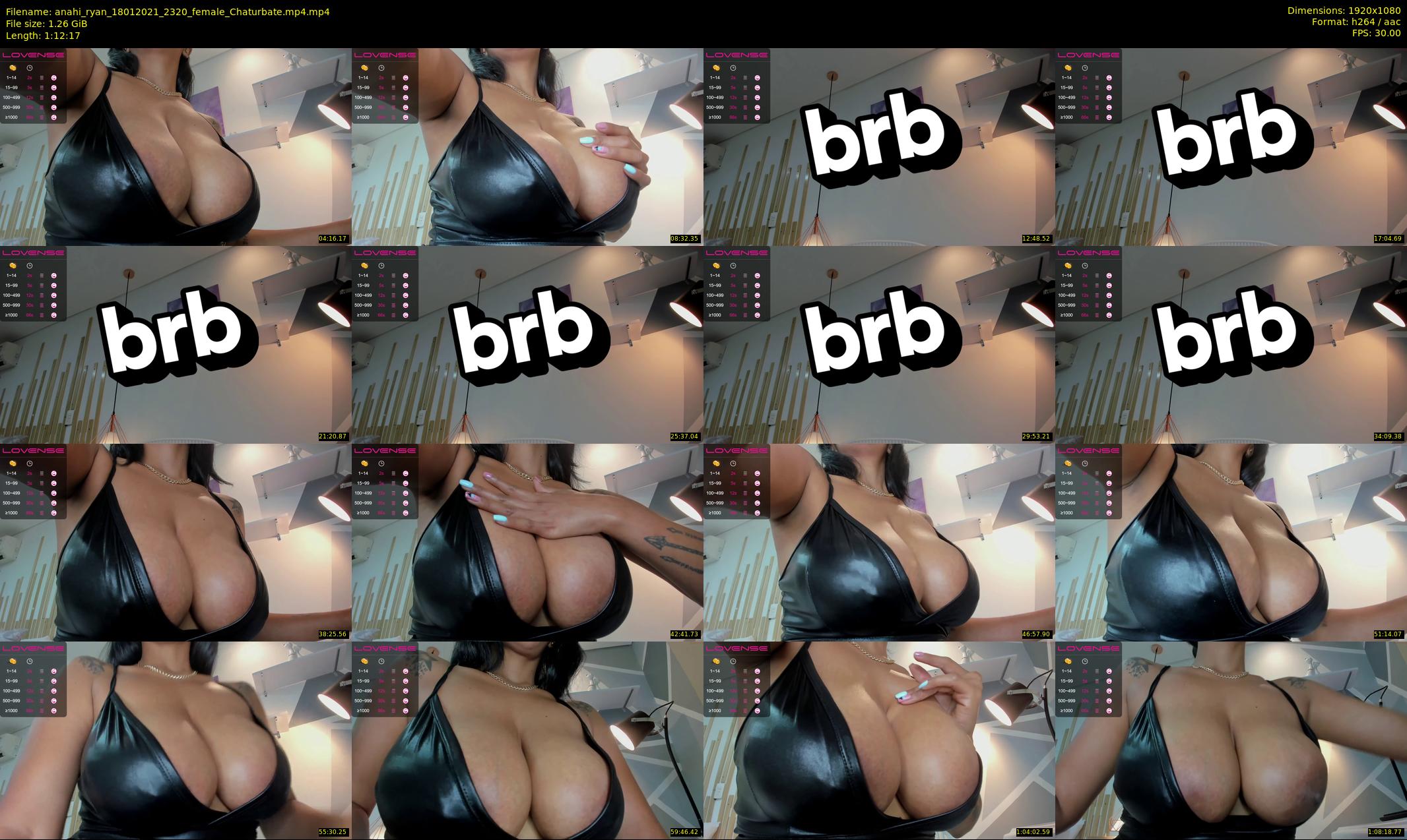 anahi_ryan — 73 minute Chaturbate female cam show recording, 1080p, Jan 18, 2021