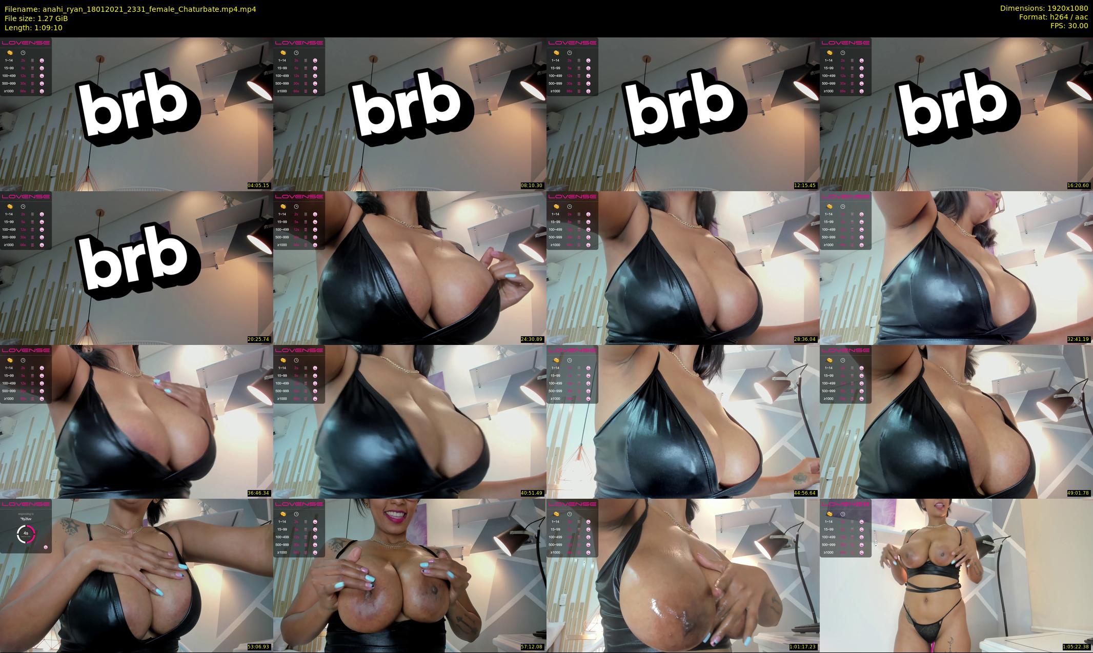 anahi_ryan — 70 minute Chaturbate female cam show recording, 1080p, Jan 18, 2021