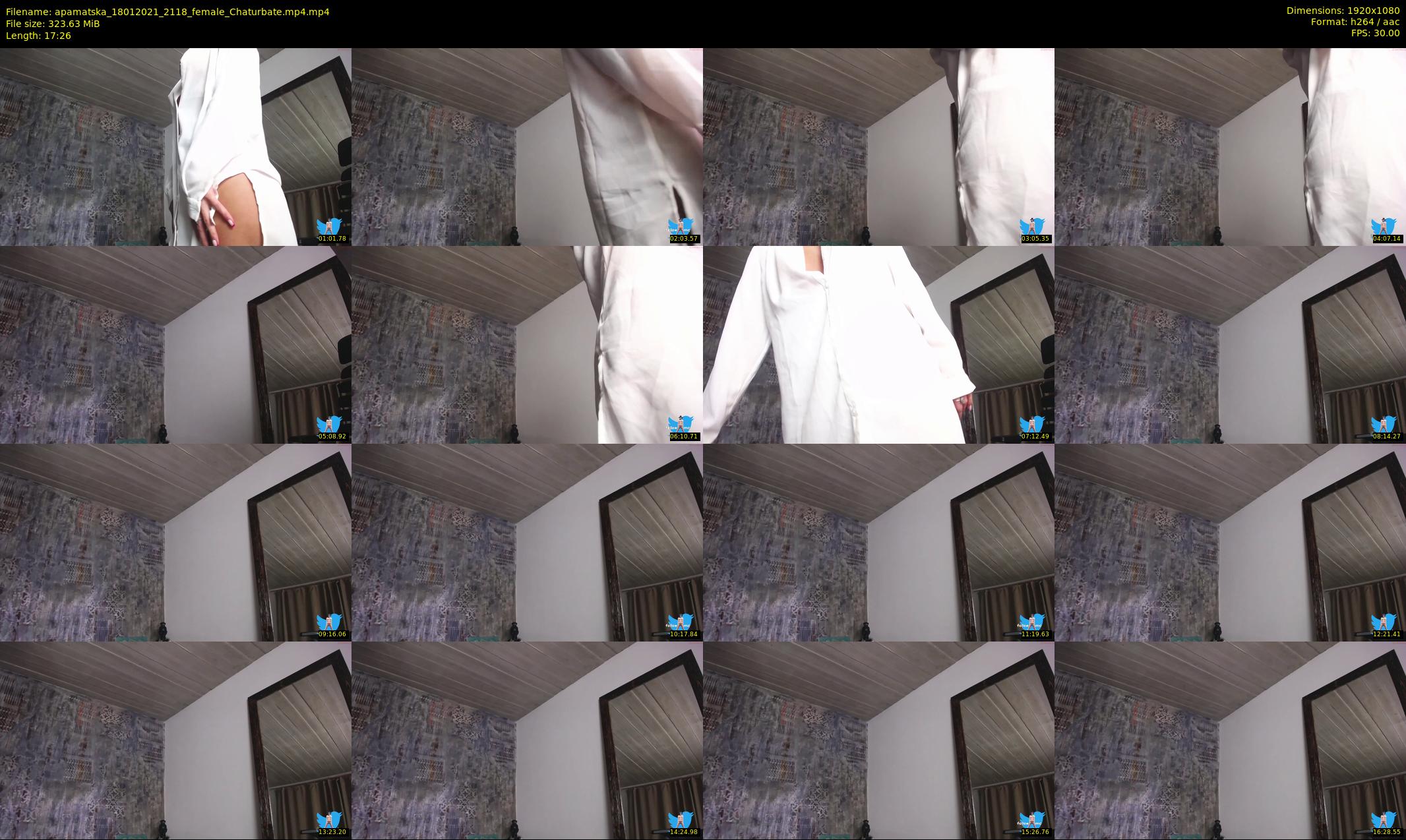 apamatska — 18 minute Chaturbate female cam show recording, 1080p, Jan 18, 2021
