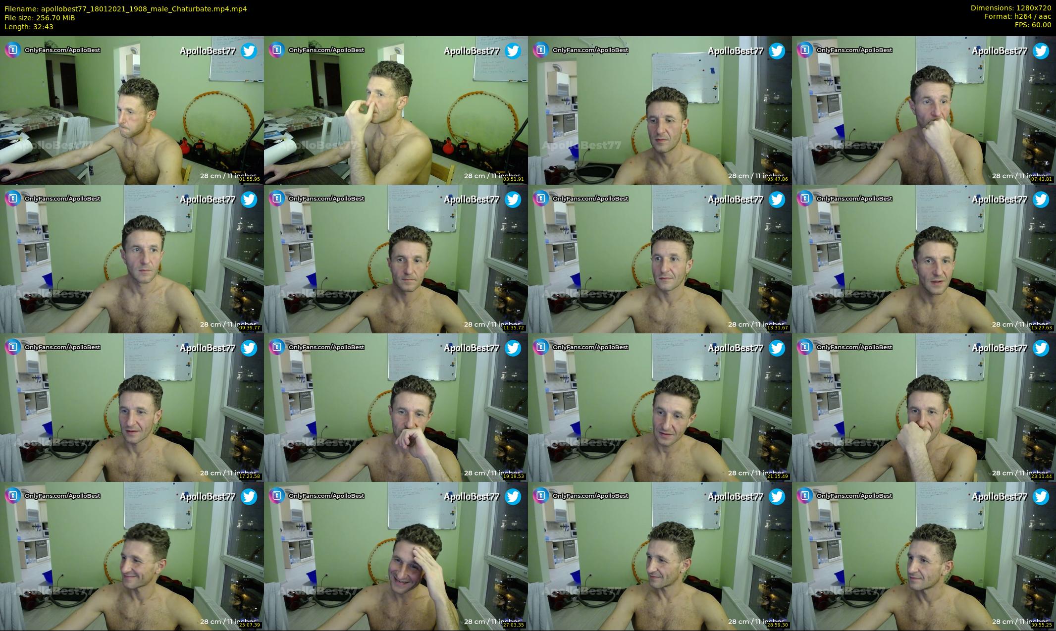 apollobest77 — 33 minute Chaturbate male cam show recording, 720p, Jan 18, 2021