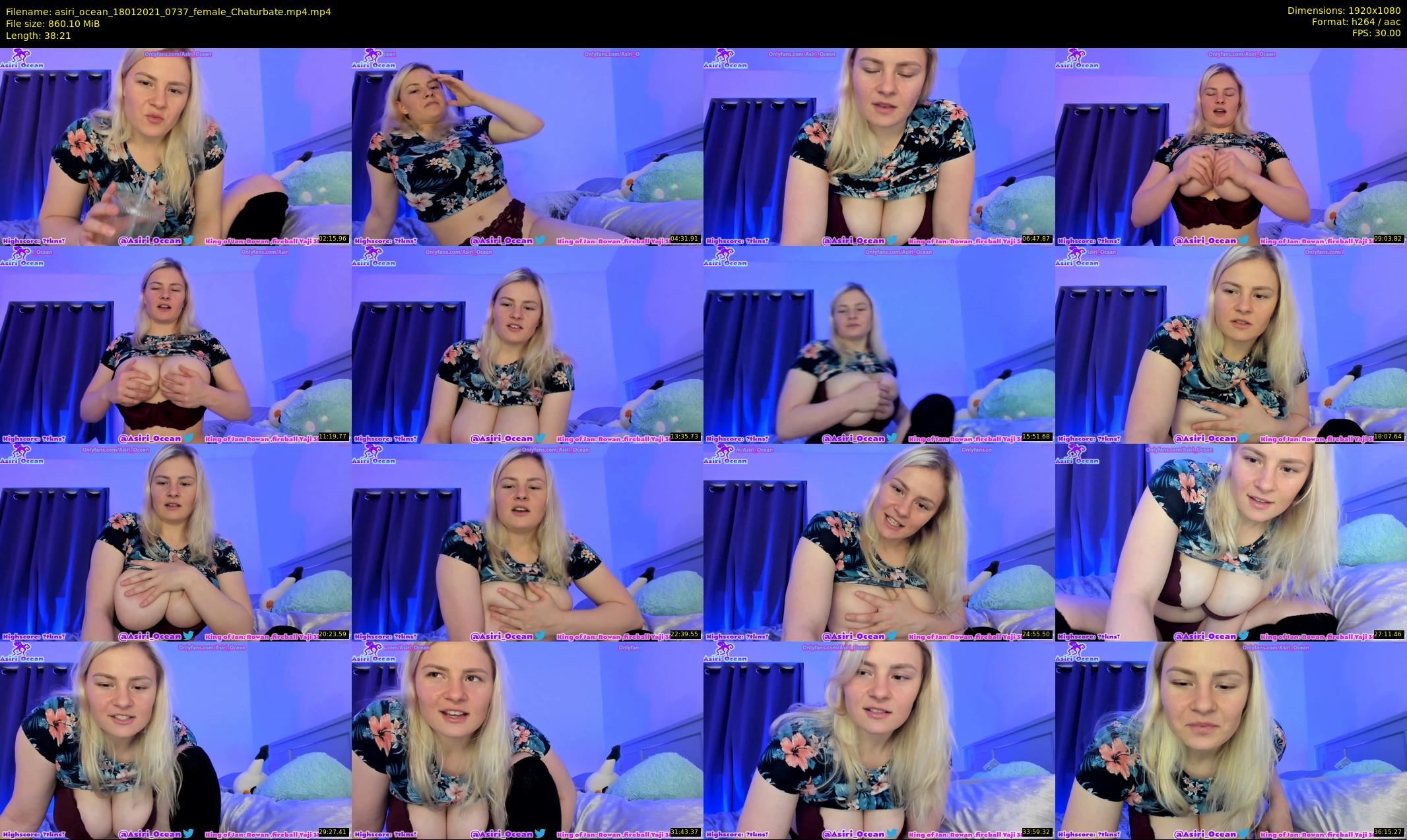 asiri_ocean — 39 minute Chaturbate female cam show recording, 1080p, Jan 18, 2021