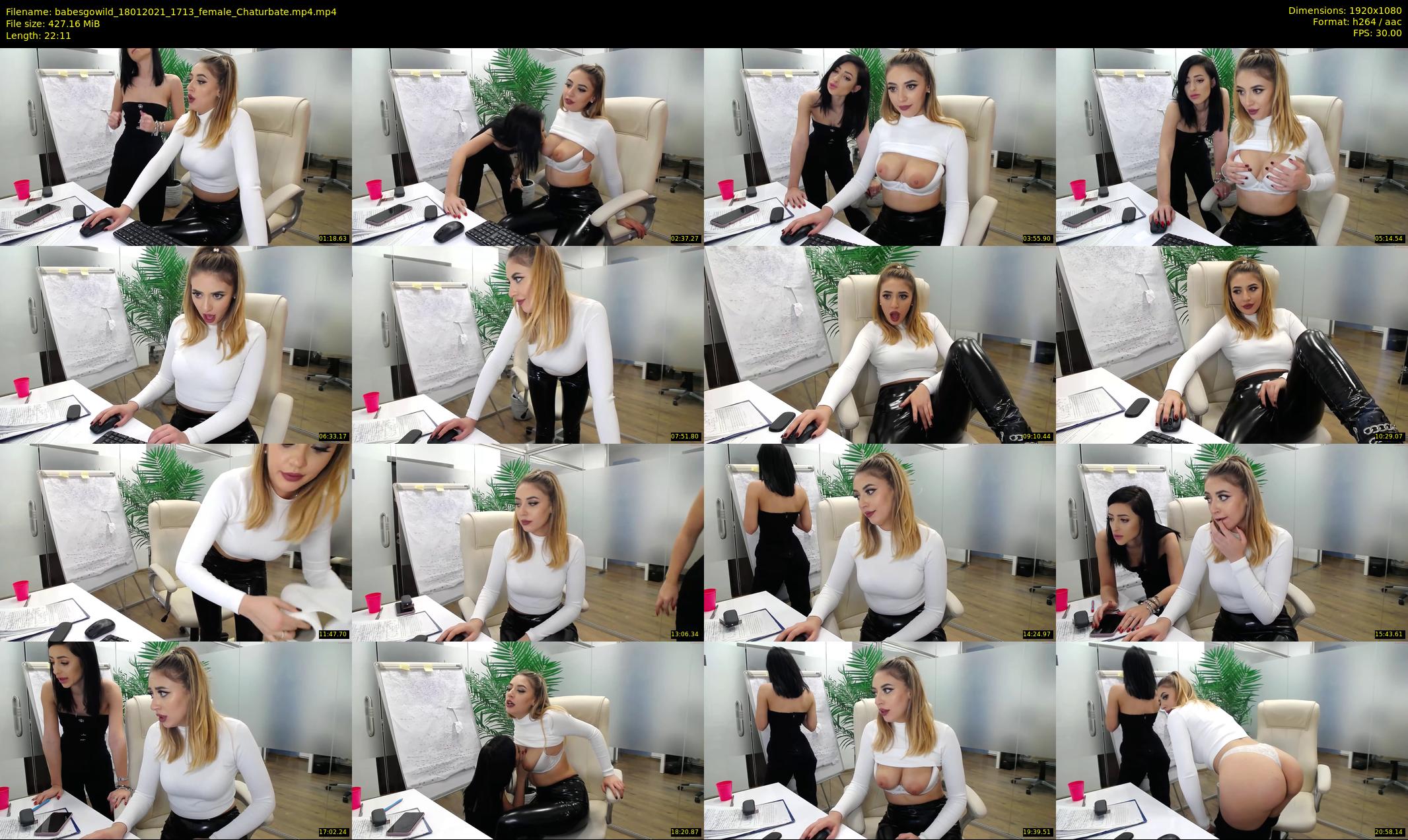 babesgowild — 23 minute Chaturbate couple cam show recording, 1080p, Jan 18, 2021