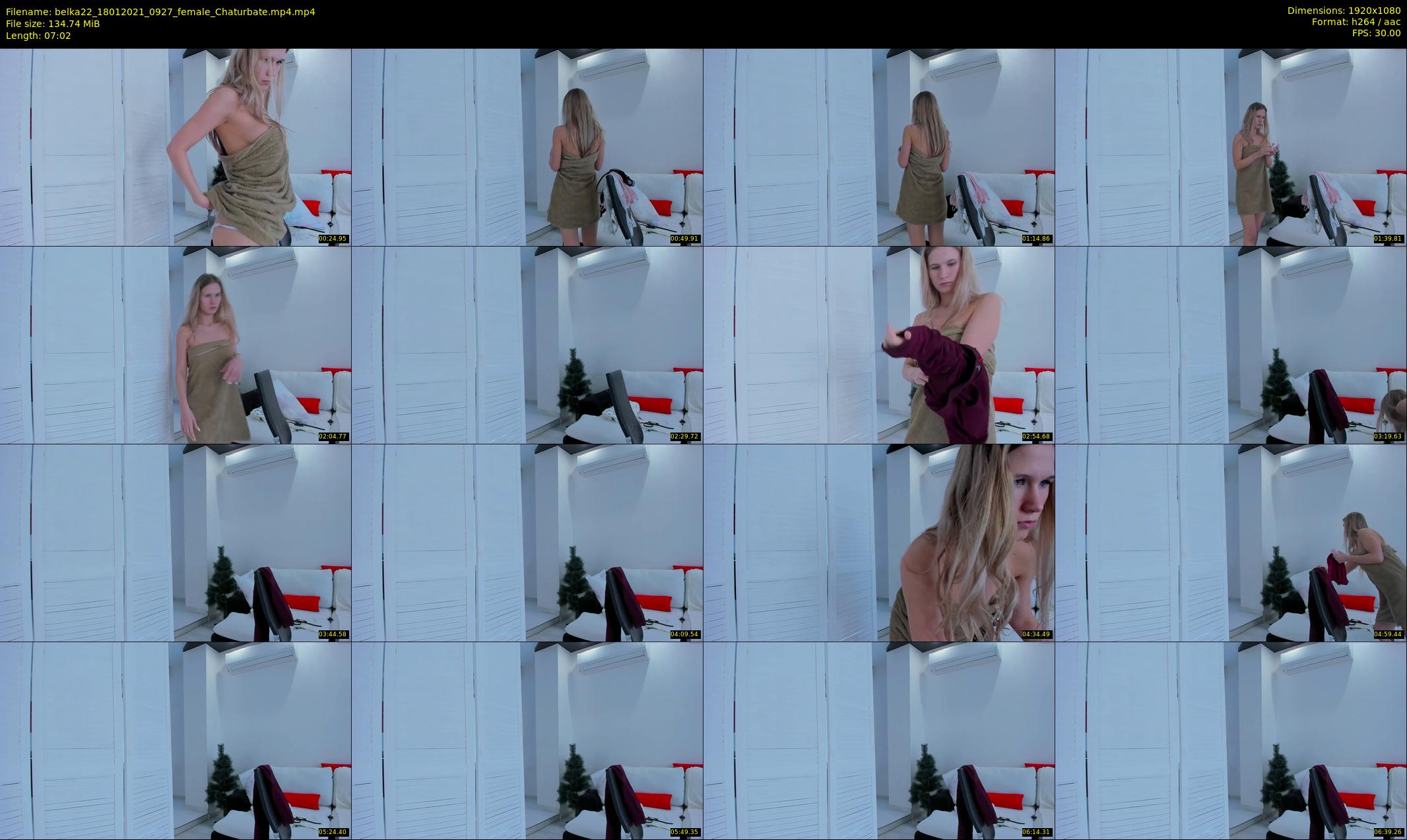 belka22 — 8 minute Chaturbate female cam show recording, 1080p, Jan 18, 2021