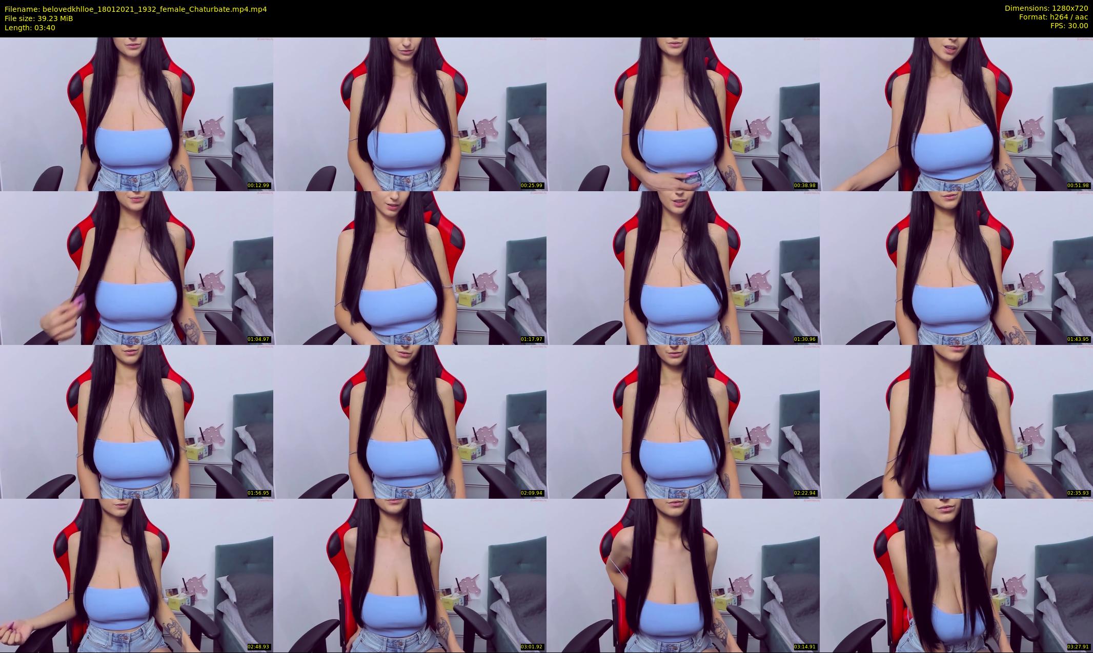 belovedkhlloe — 4 minute Chaturbate female cam show recording, 720p, Jan 18, 2021