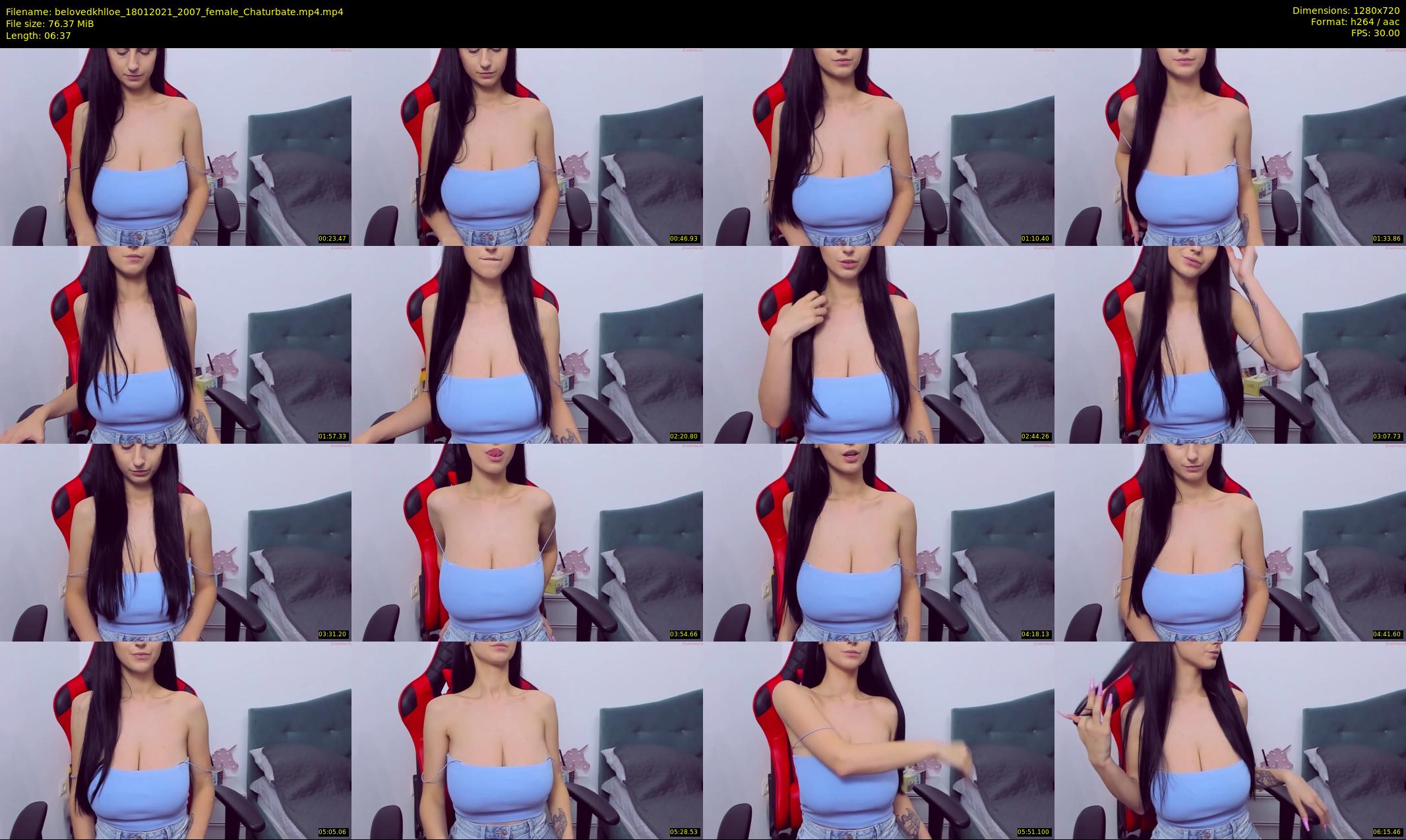belovedkhlloe — 7 minute Chaturbate female cam show recording, 720p, Jan 18, 2021