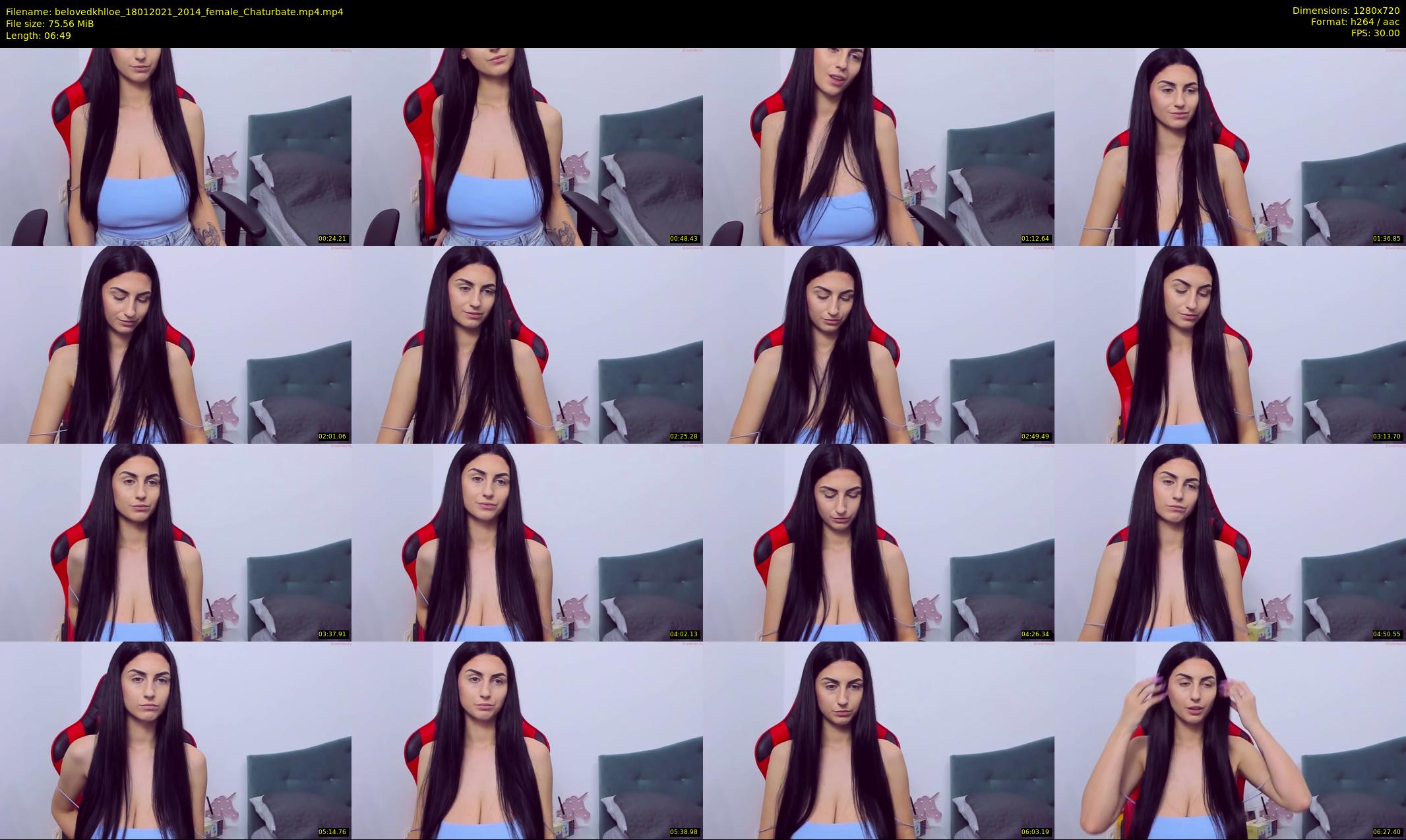belovedkhlloe — 7 minute Chaturbate female cam show recording, 720p, Jan 18, 2021