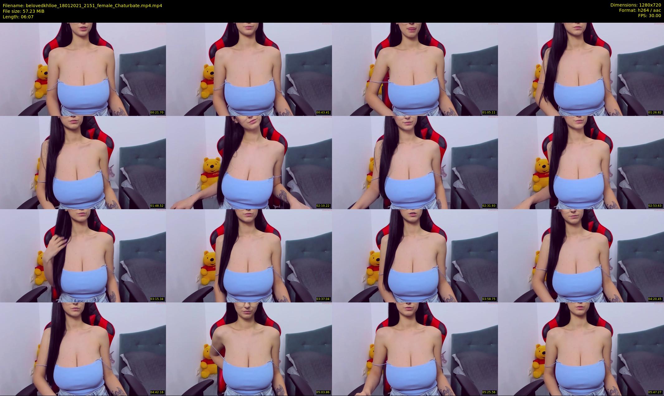 belovedkhlloe — 7 minute Chaturbate female cam show recording, 720p, Jan 18, 2021