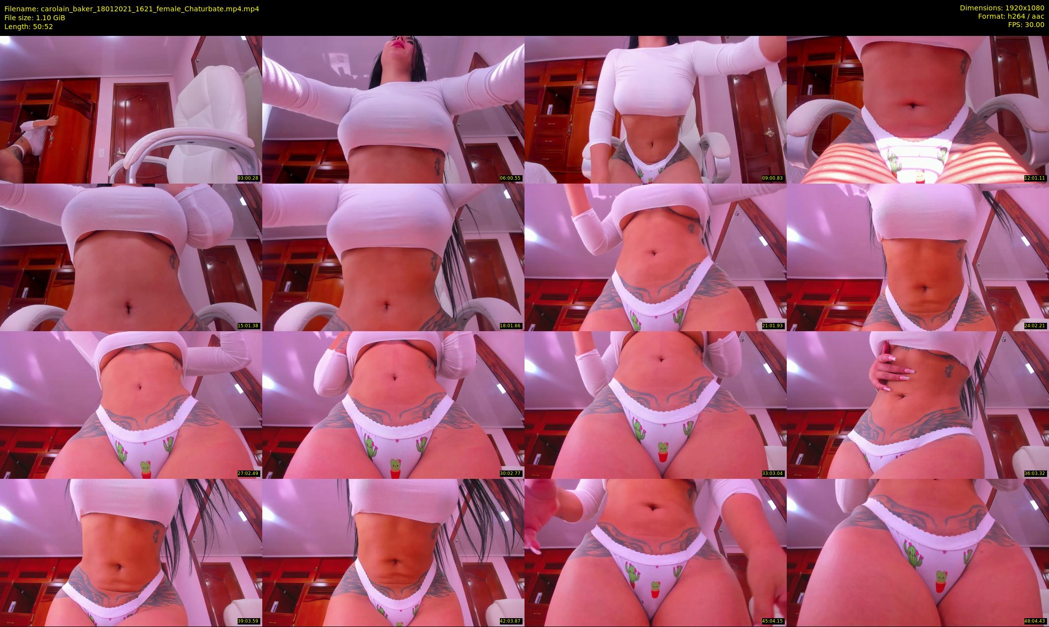 carolain_baker — 51 minute Chaturbate female cam show recording, 1080p, Jan 18, 2021