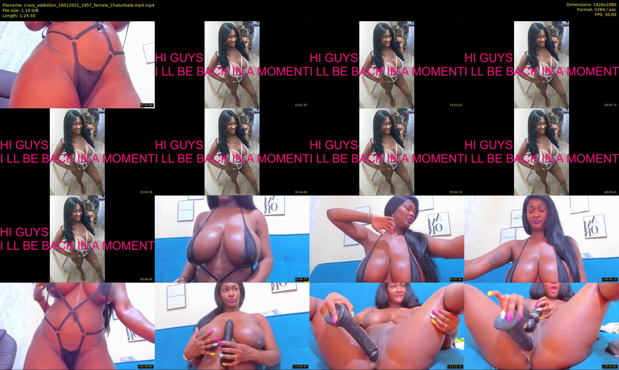 crazy_addixtion — 85 minute Chaturbate female cam show recording, 1080p, Jan 18, 2021