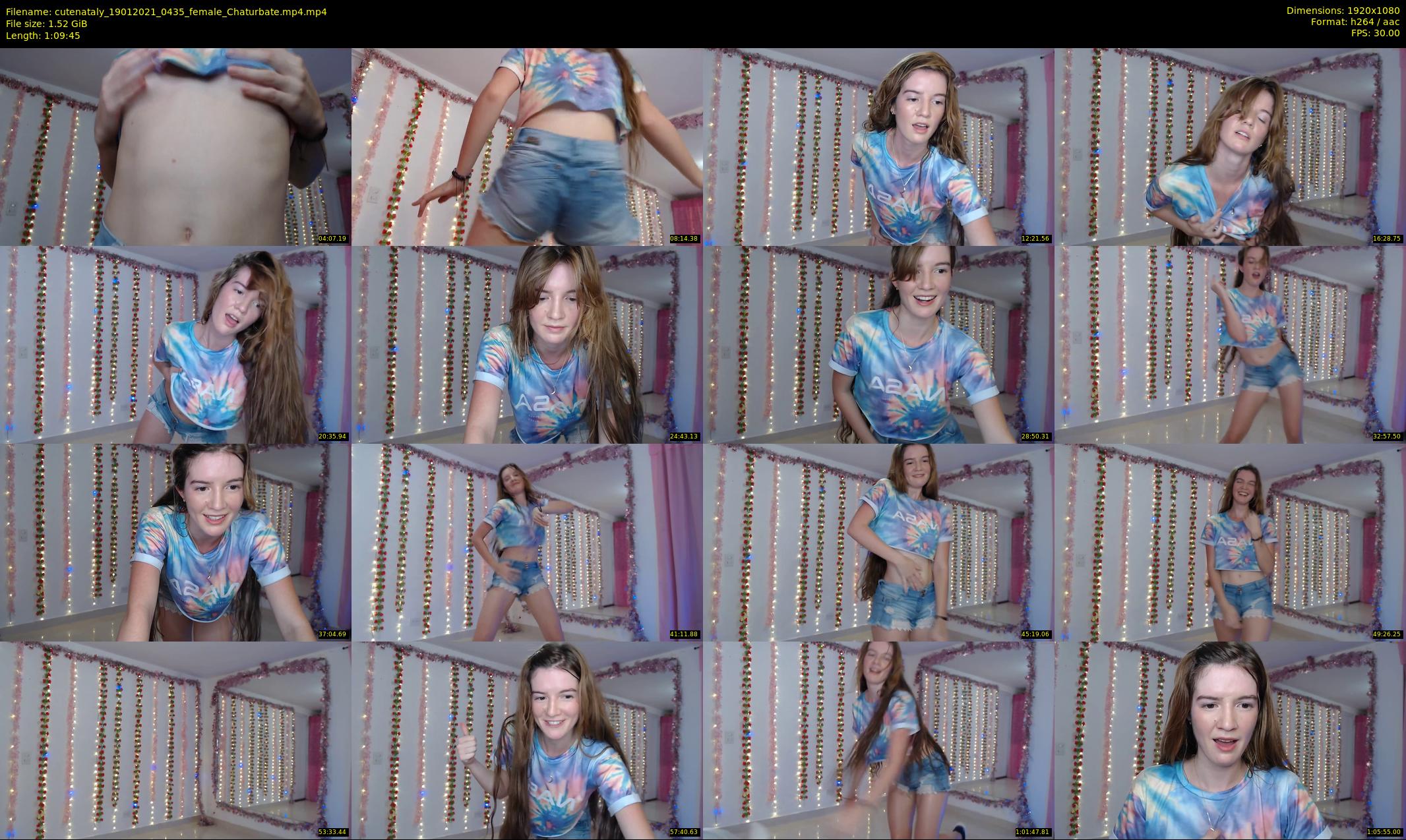 cutenataly — 70 minute Chaturbate female cam show recording, 1080p, Jan 19, 2021