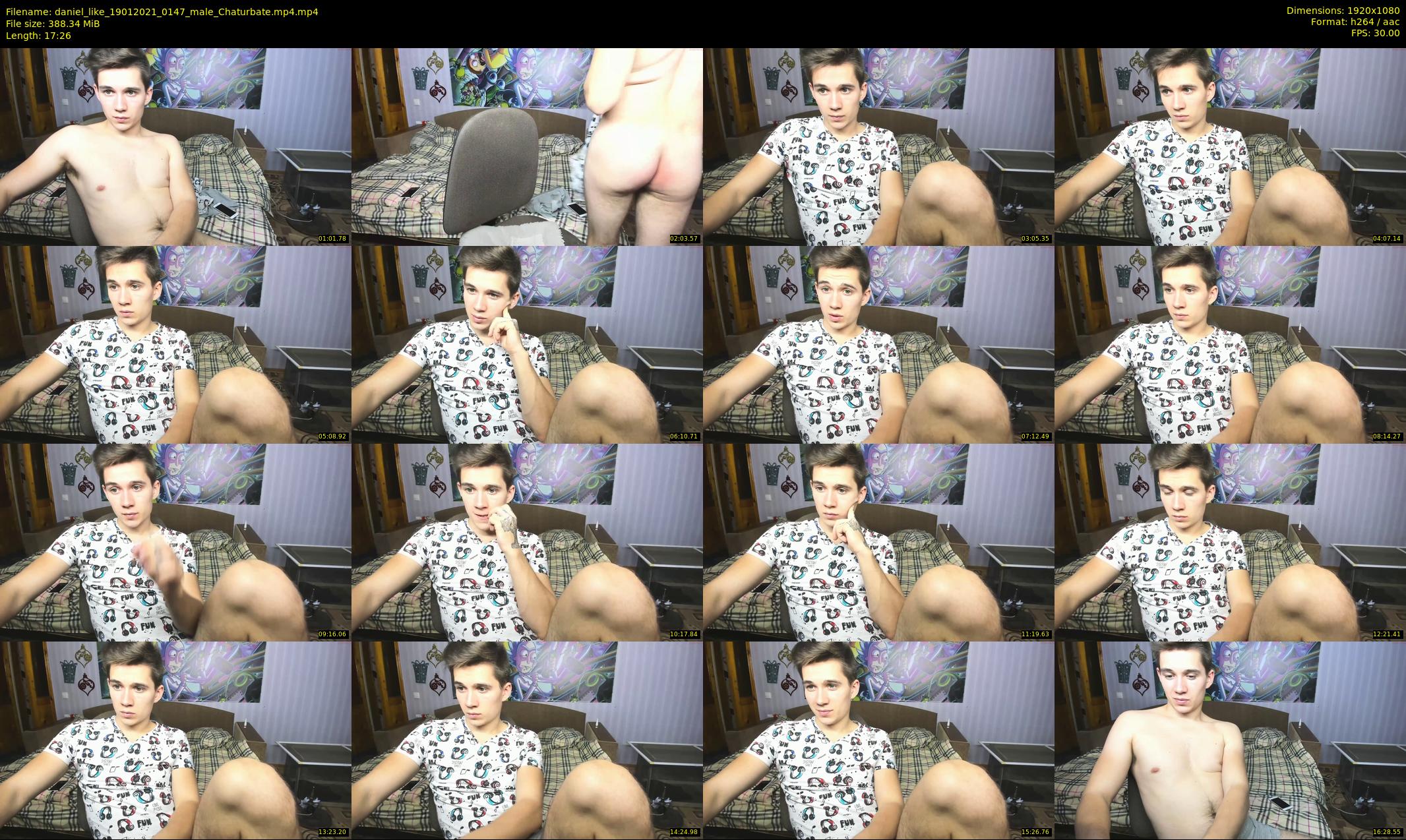 daniel_like — 18 minute Chaturbate male cam show recording, 1080p, Jan 19, 2021