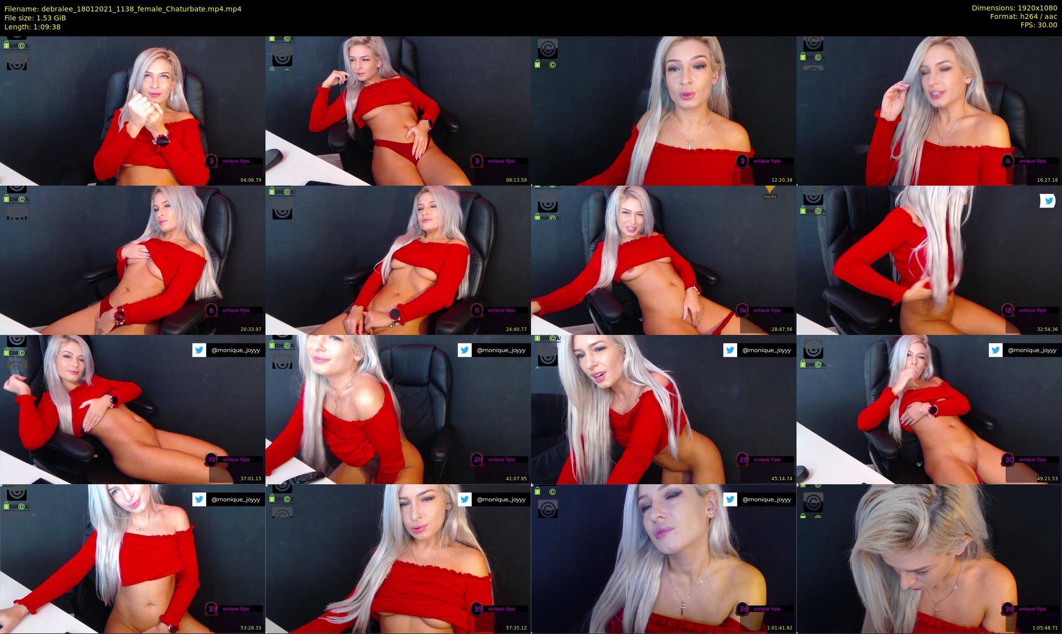 debralee — 70 minute Chaturbate female cam show recording, 1080p, Jan 18, 2021