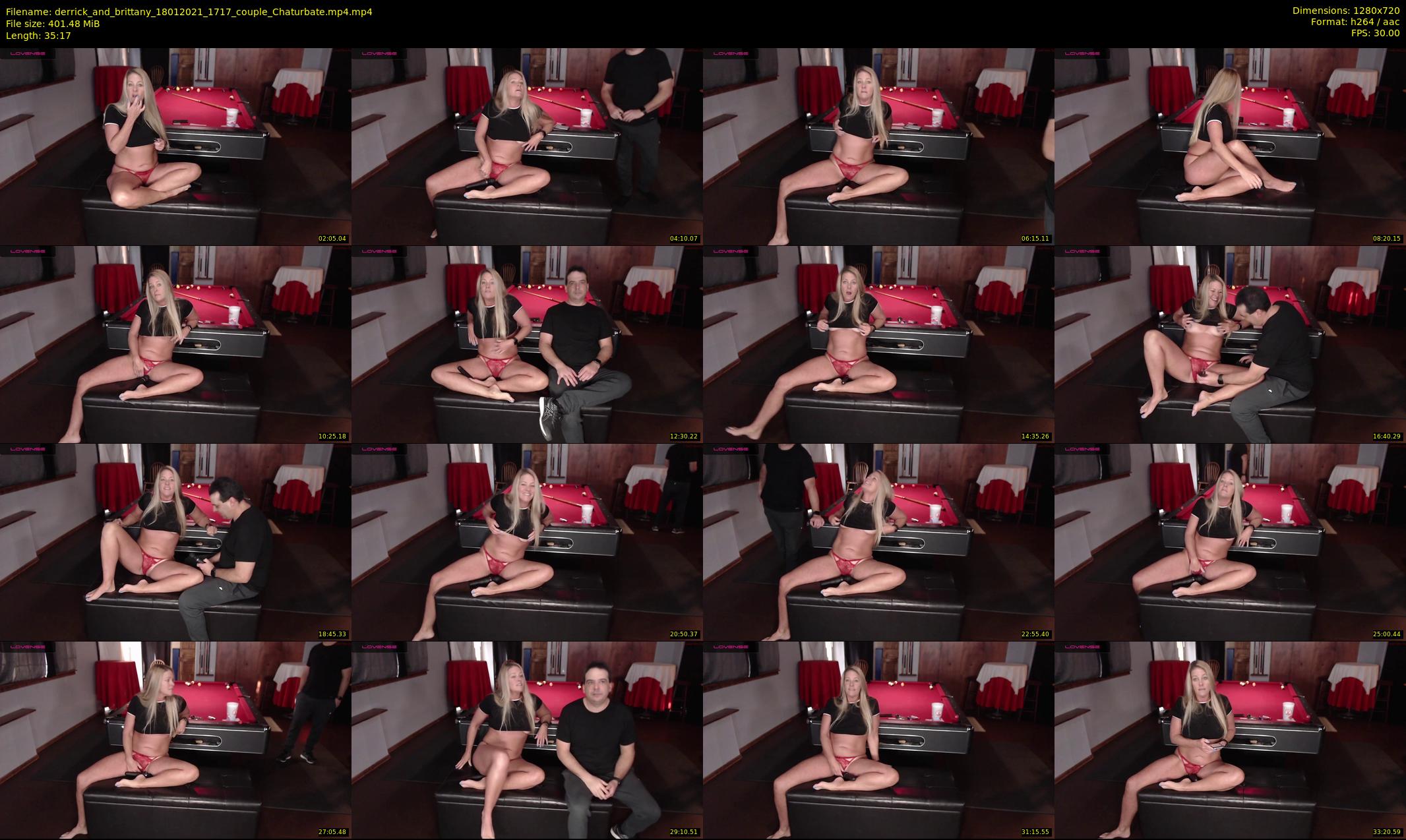 derrick_and_brittany — 36 minute Chaturbate couple cam show recording, 720p, Jan 18, 2021