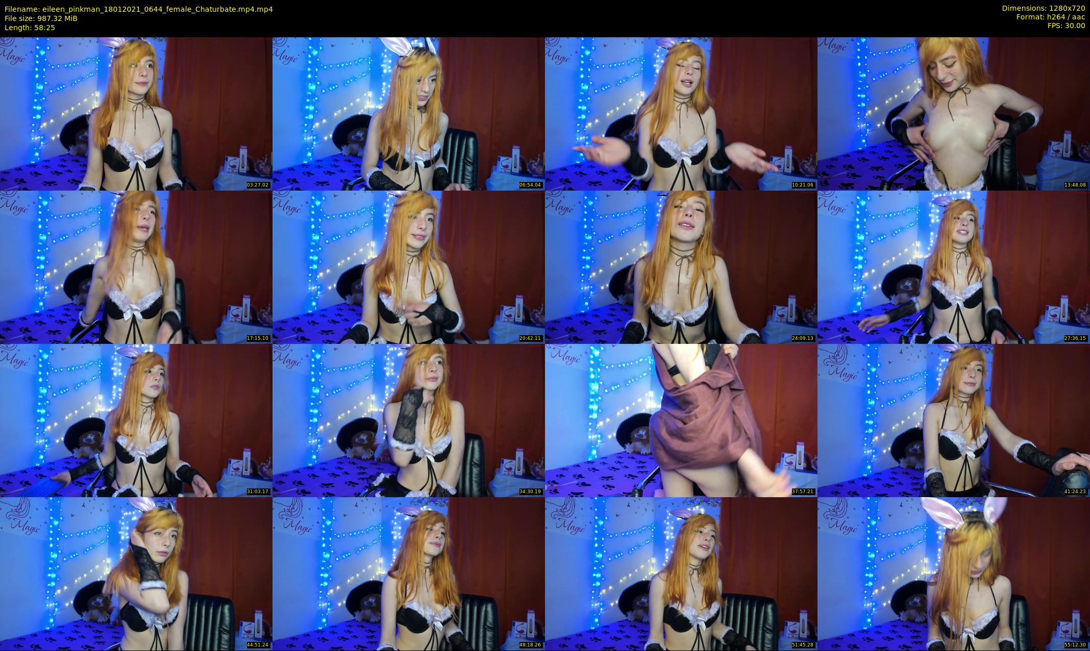 eileen_pinkman — 59 minute Chaturbate female cam show recording, 720p, Jan 18, 2021
