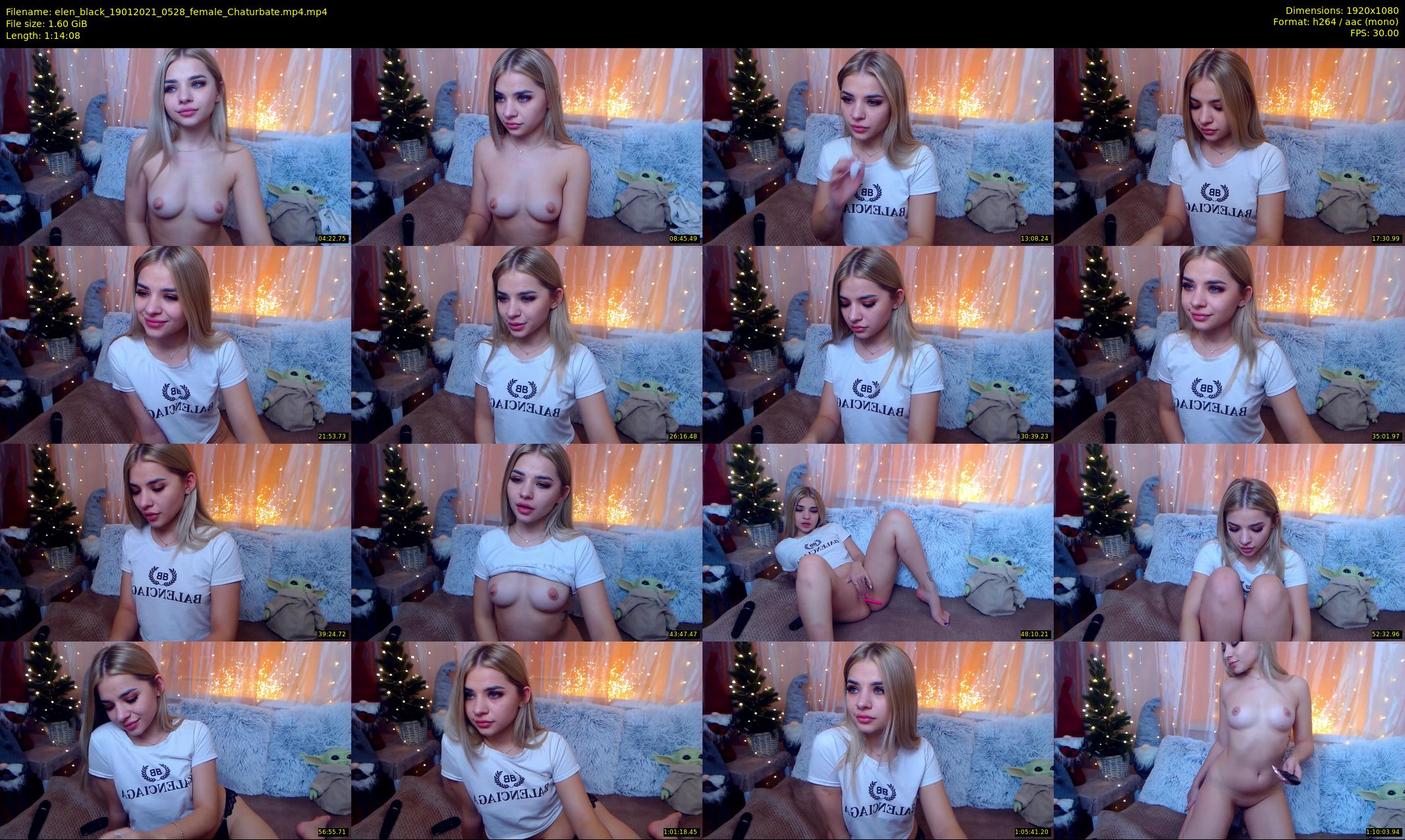 elen_black — 75 minute Chaturbate female cam show recording, 1080p, Jan 19, 2021