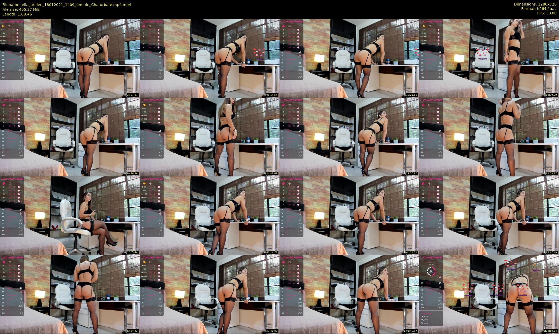 ella_pridee — 70 minute Chaturbate female cam show recording, 720p, Jan 18, 2021