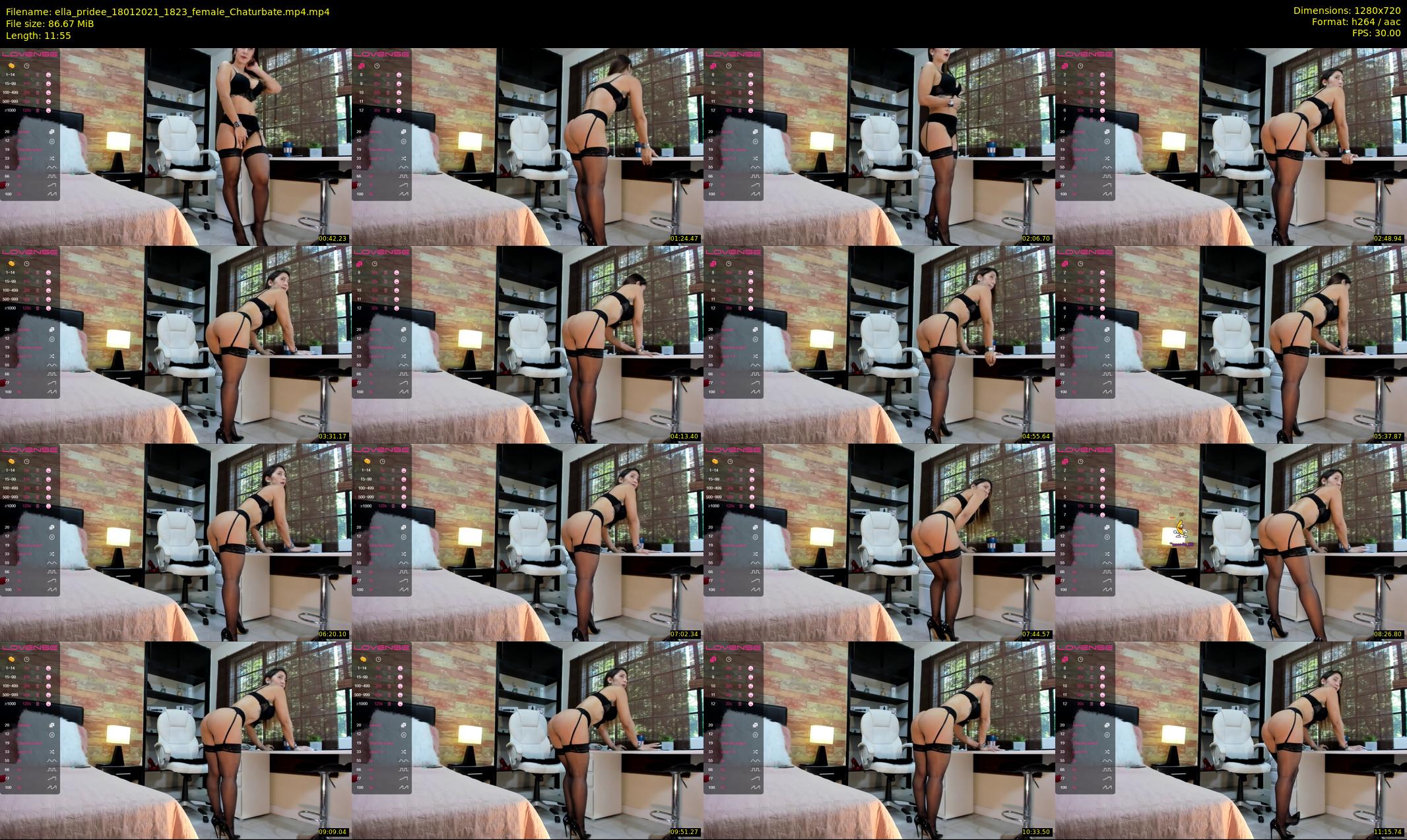 ella_pridee — 12 minute Chaturbate female cam show recording, 720p, Jan 18, 2021
