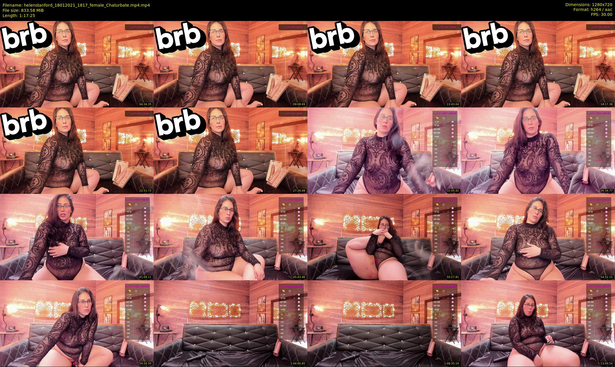 helenstanford — 78 minute Chaturbate female cam show recording, 720p, Jan 18, 2021