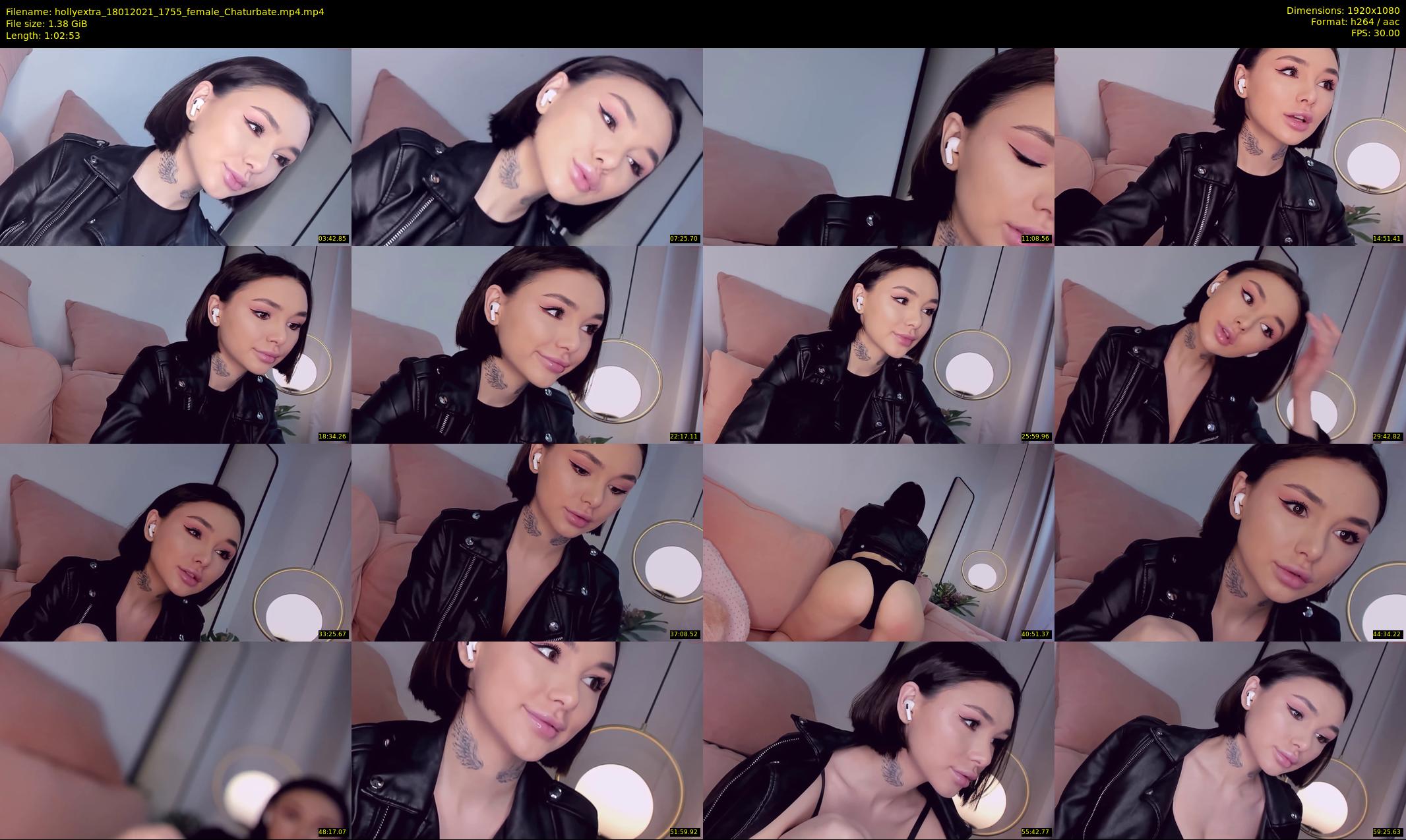 hollyextra — 63 minute Chaturbate female cam show recording, 1080p, Jan 18, 2021