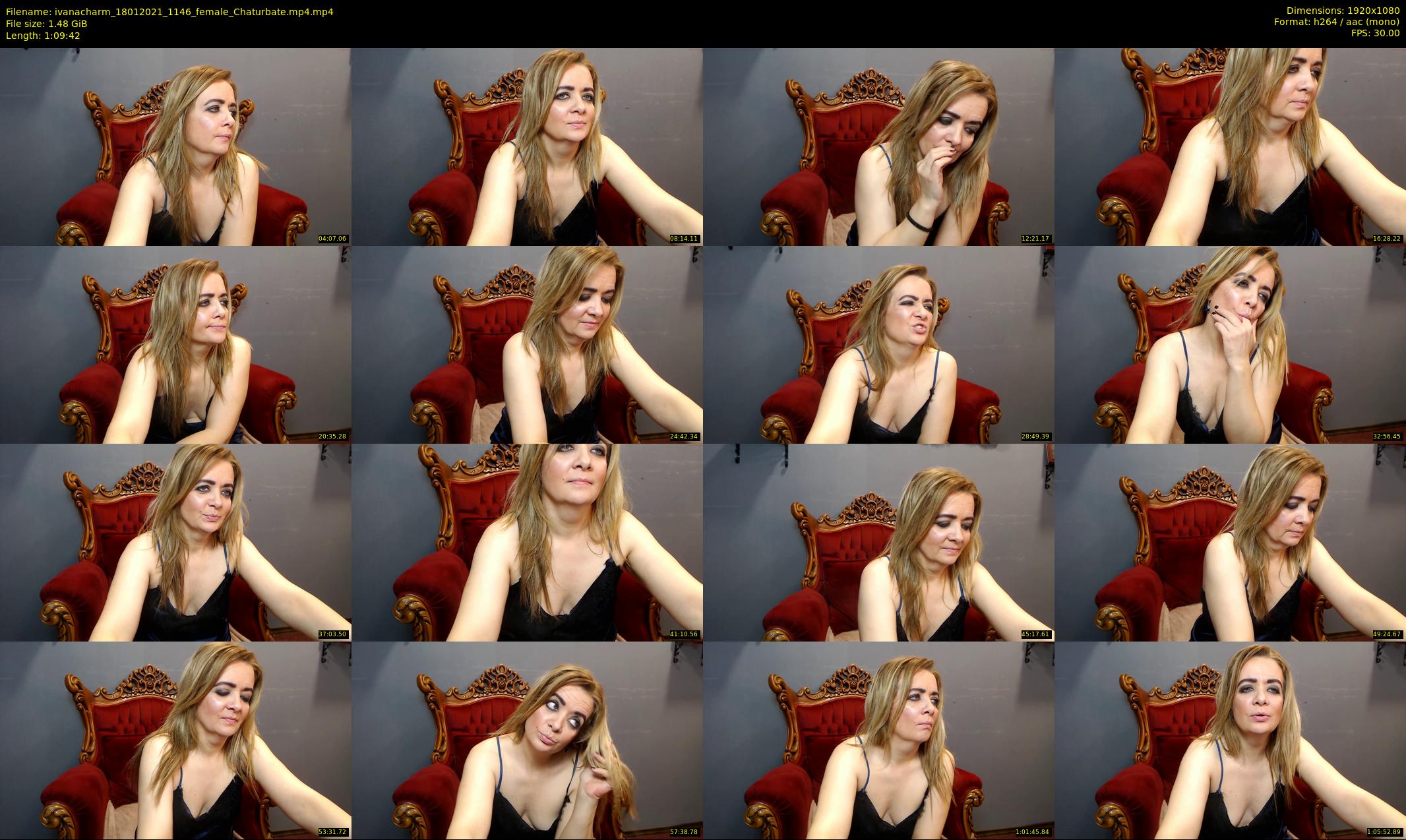 ivanacharm — 70 minute Chaturbate female cam show recording, 1080p, Jan 18, 2021