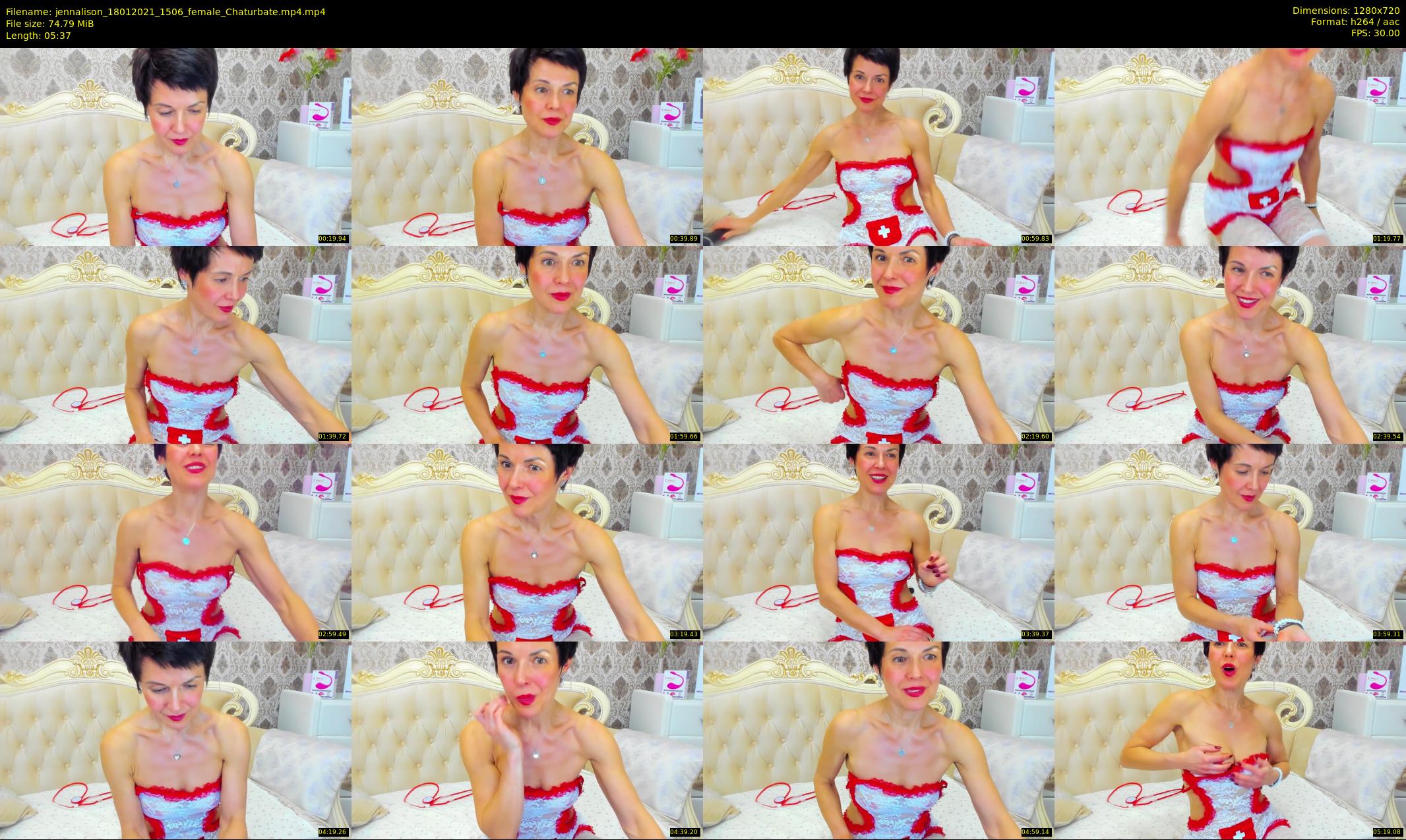 jennalison — 6 minute Chaturbate female cam show recording, 720p, Jan 18, 2021
