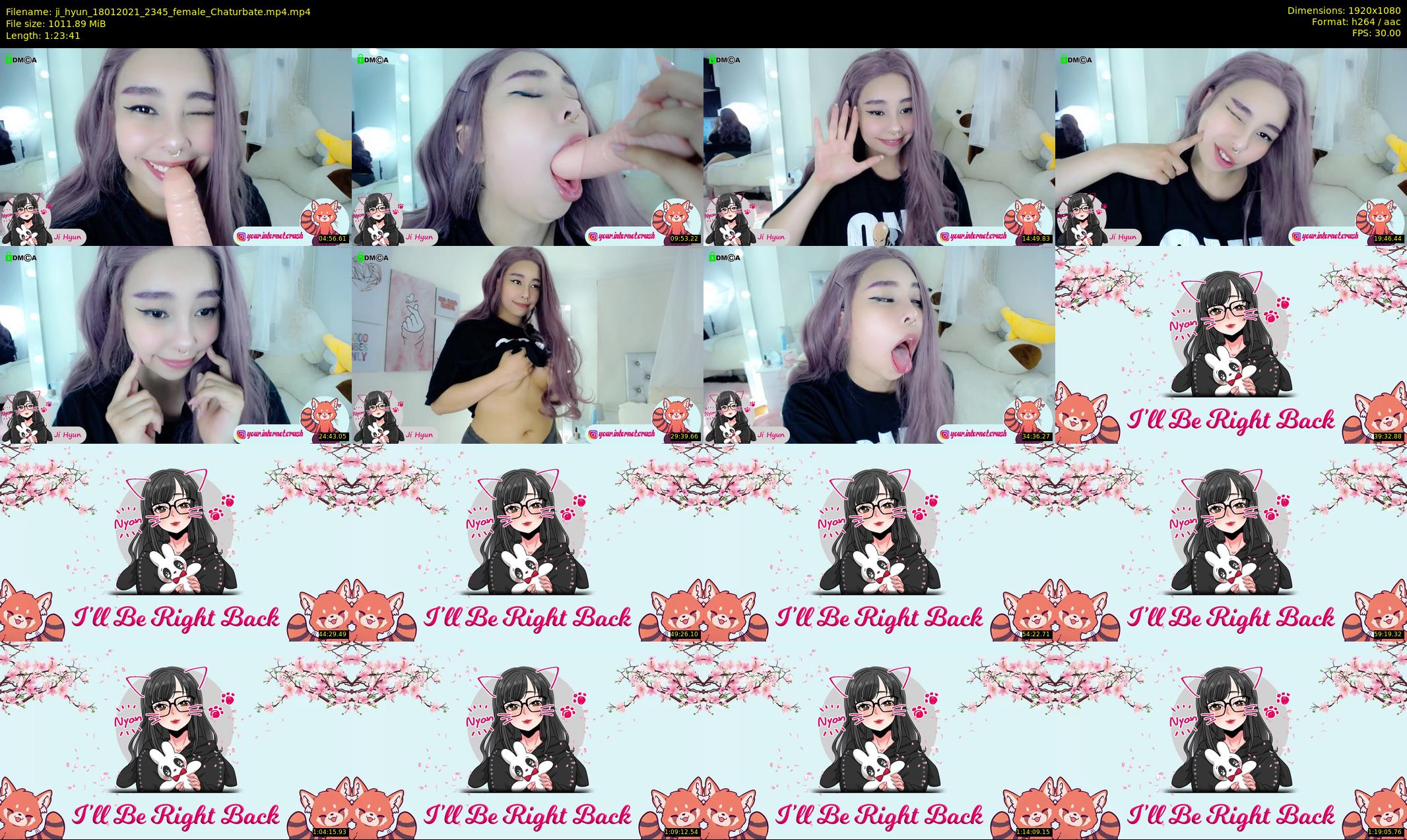 ji_hyun — 84 minute Chaturbate female cam show recording, 1080p, Jan 18, 2021