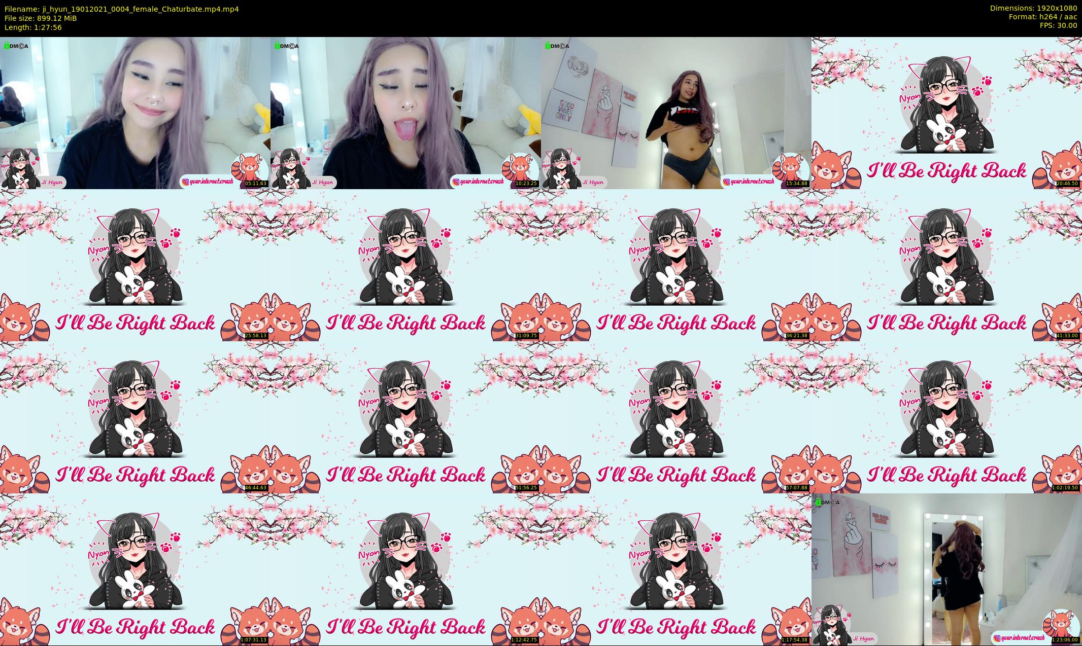 ji_hyun — 88 minute Chaturbate female cam show recording, 1080p, Jan 19, 2021