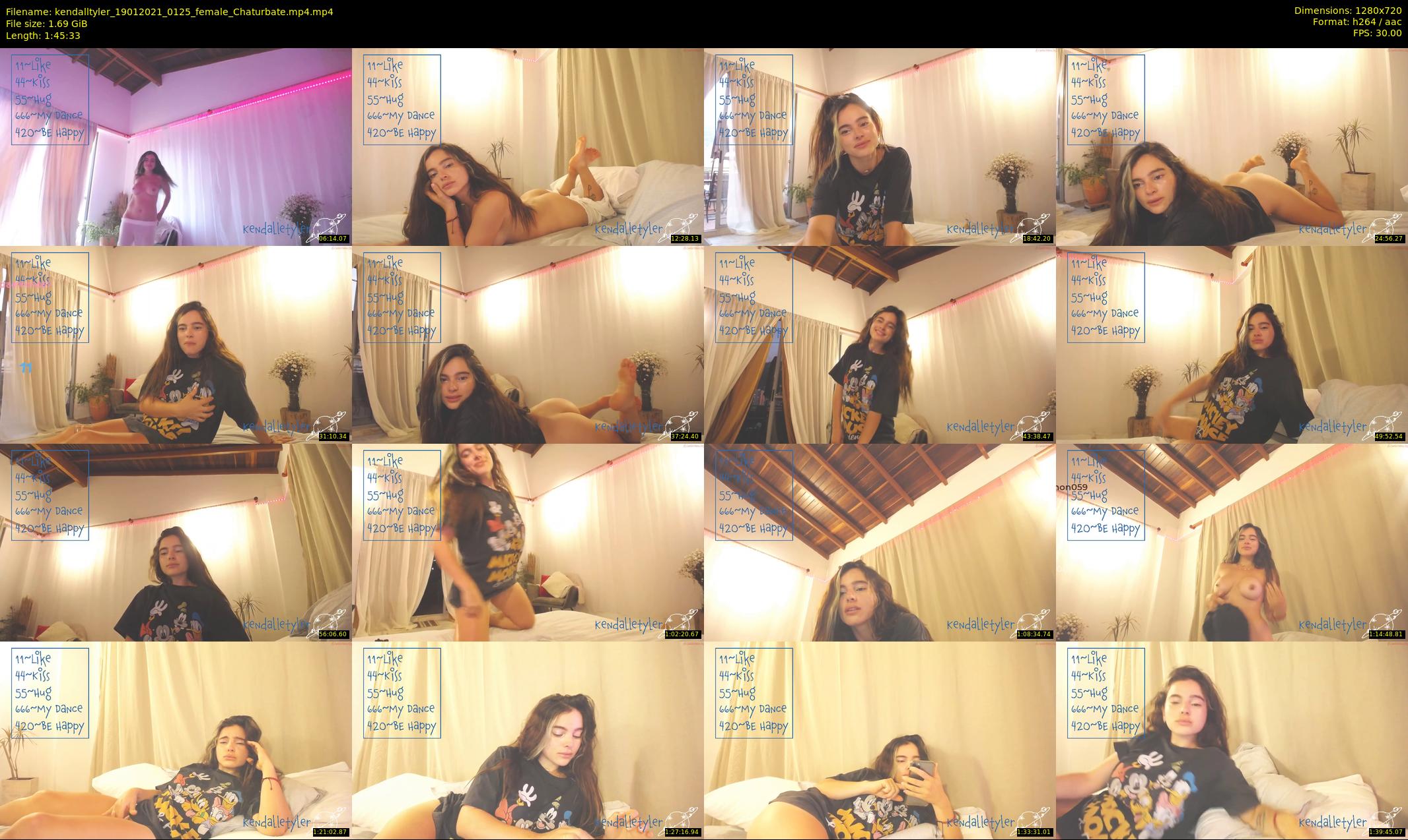 kendalltyler — 106 minute Chaturbate female cam show recording, 720p, Jan 19, 2021