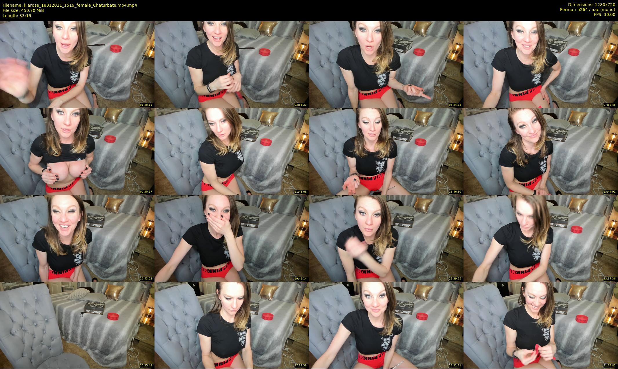 kiarose — 34 minute Chaturbate female cam show recording, 720p, Jan 18, 2021