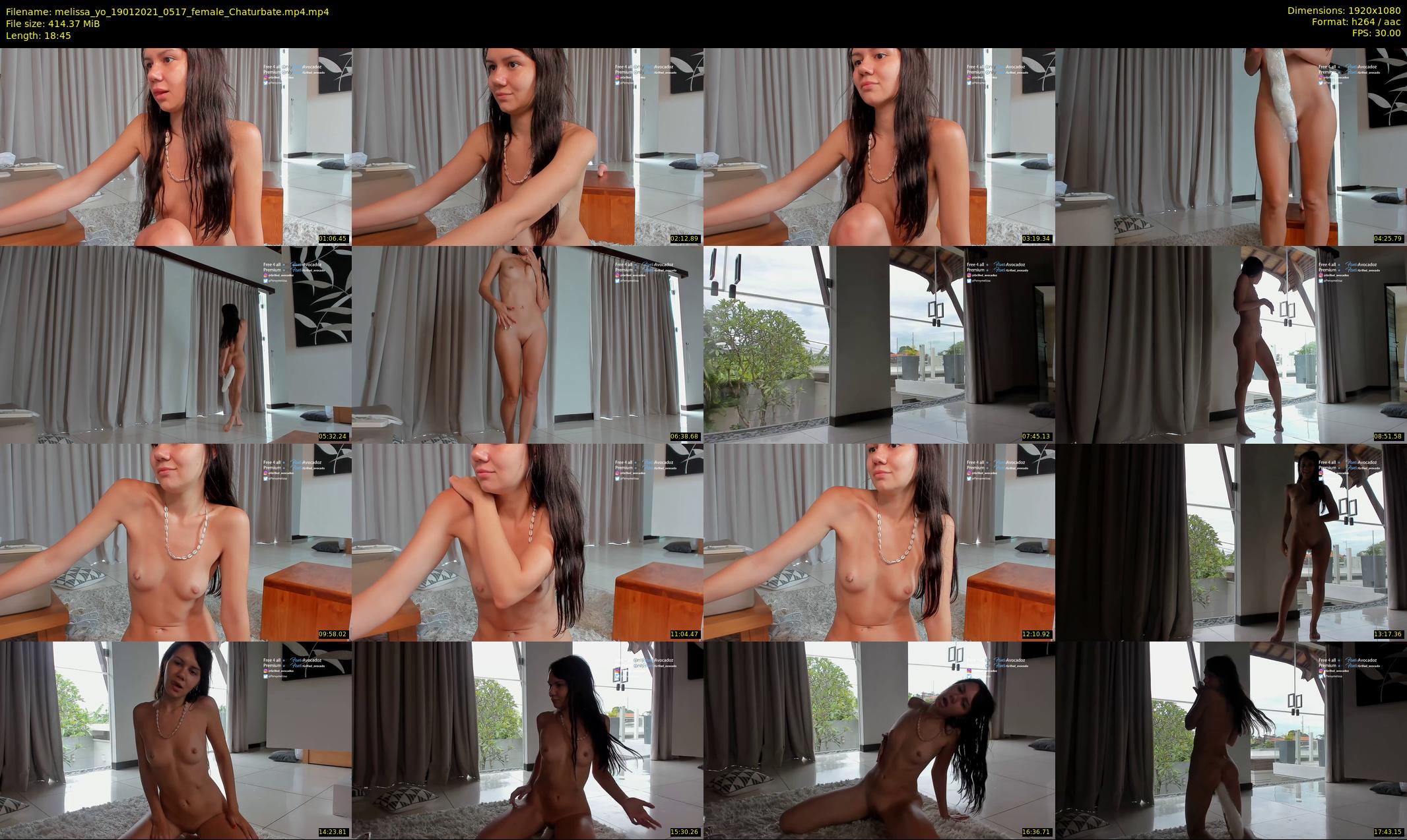 melissa_yo — 19 minute Chaturbate female cam show recording, 1080p, Jan 19, 2021