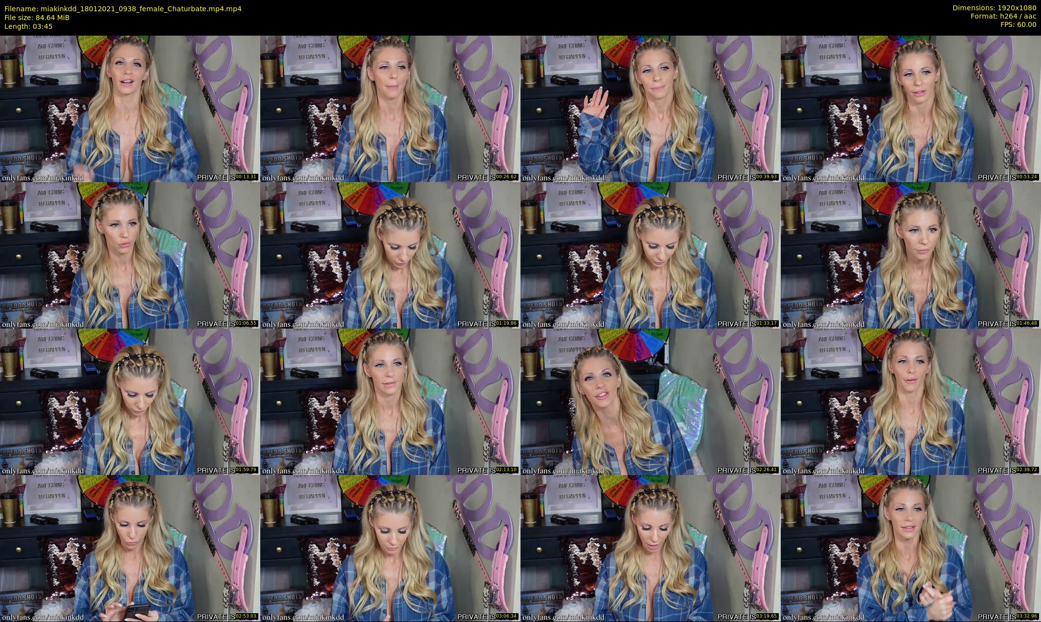 miakinkdd — 4 minute Chaturbate female cam show recording, 1080p, Jan 18, 2021
