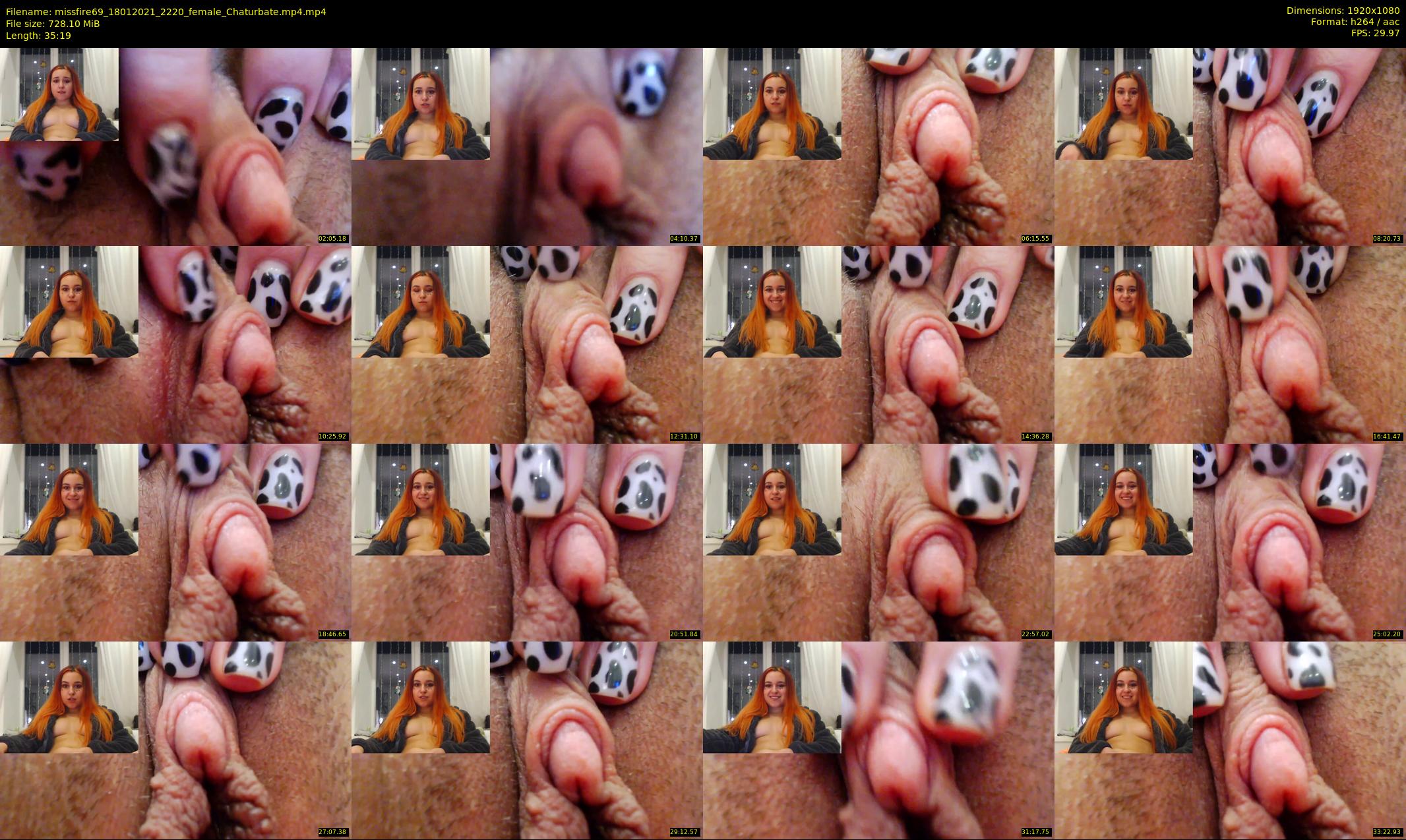 missfire69 — 36 minute Chaturbate female cam show recording, 1080p, Jan 18, 2021