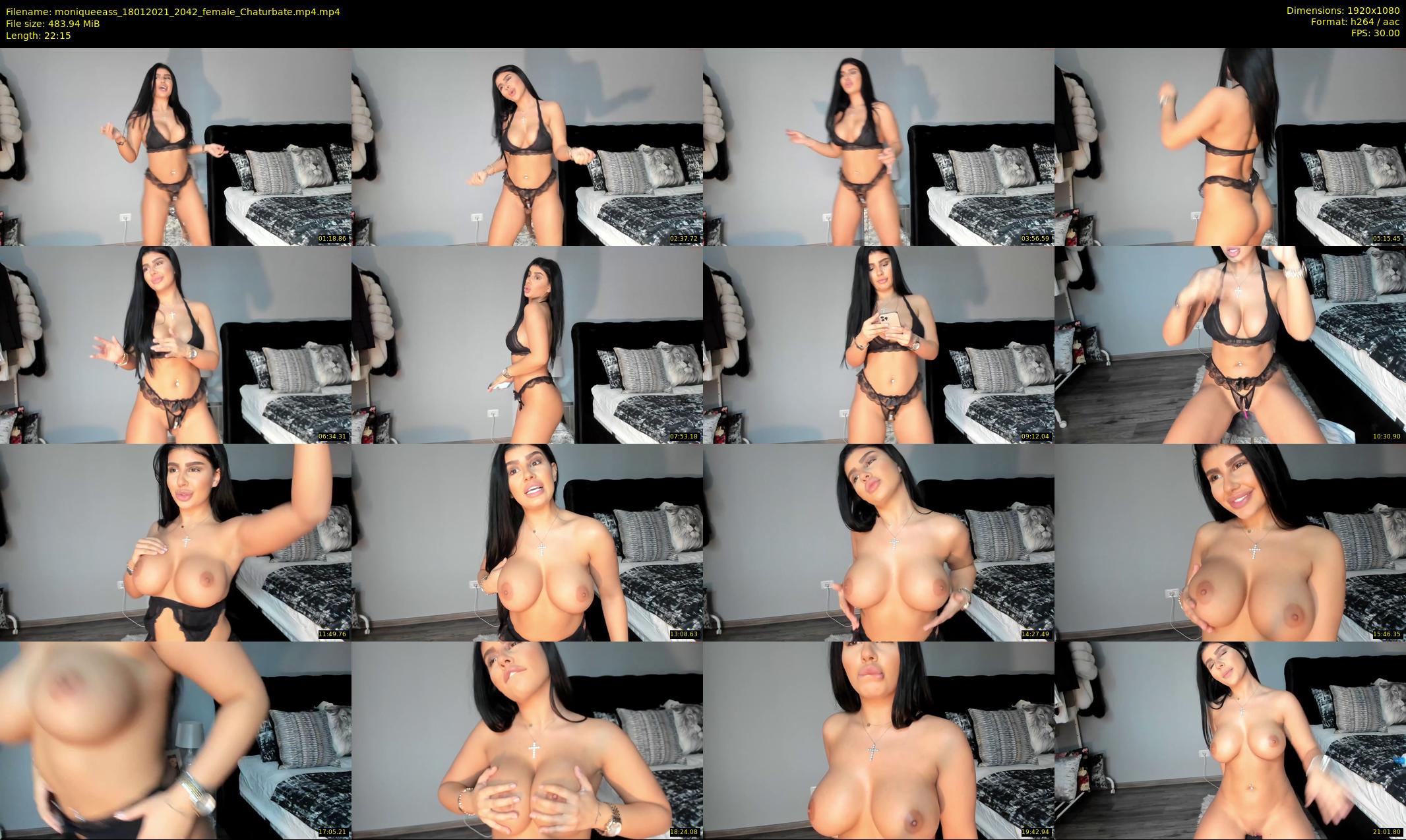 moniqueeass — 23 minute Chaturbate female cam show recording, 1080p, Jan 18, 2021
