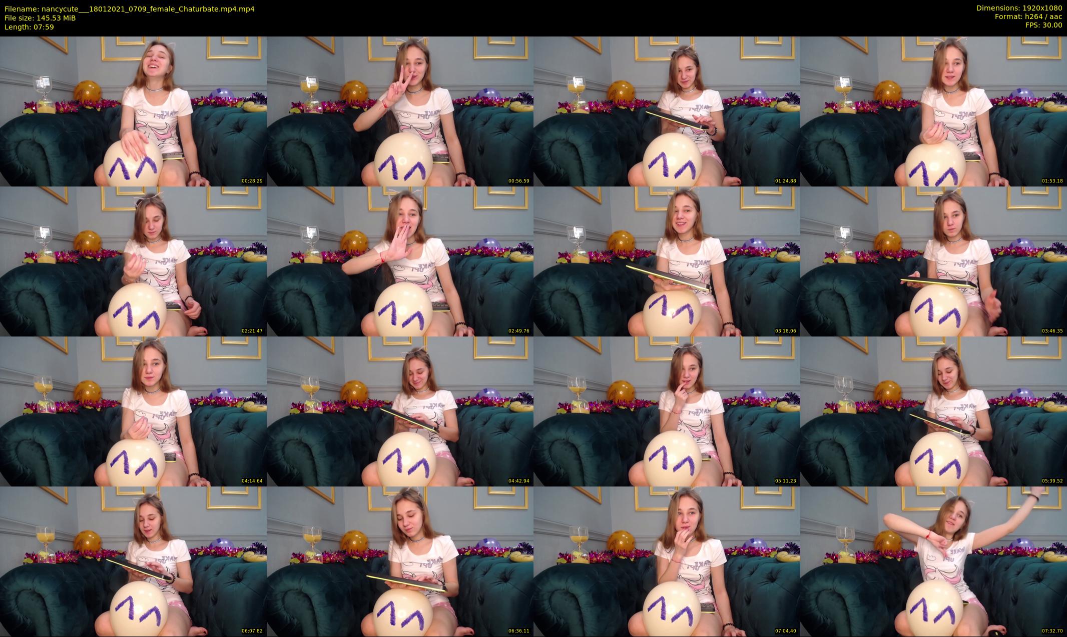 nancycute__ — 8 minute Chaturbate female cam show recording, 1080p, Jan 18, 2021