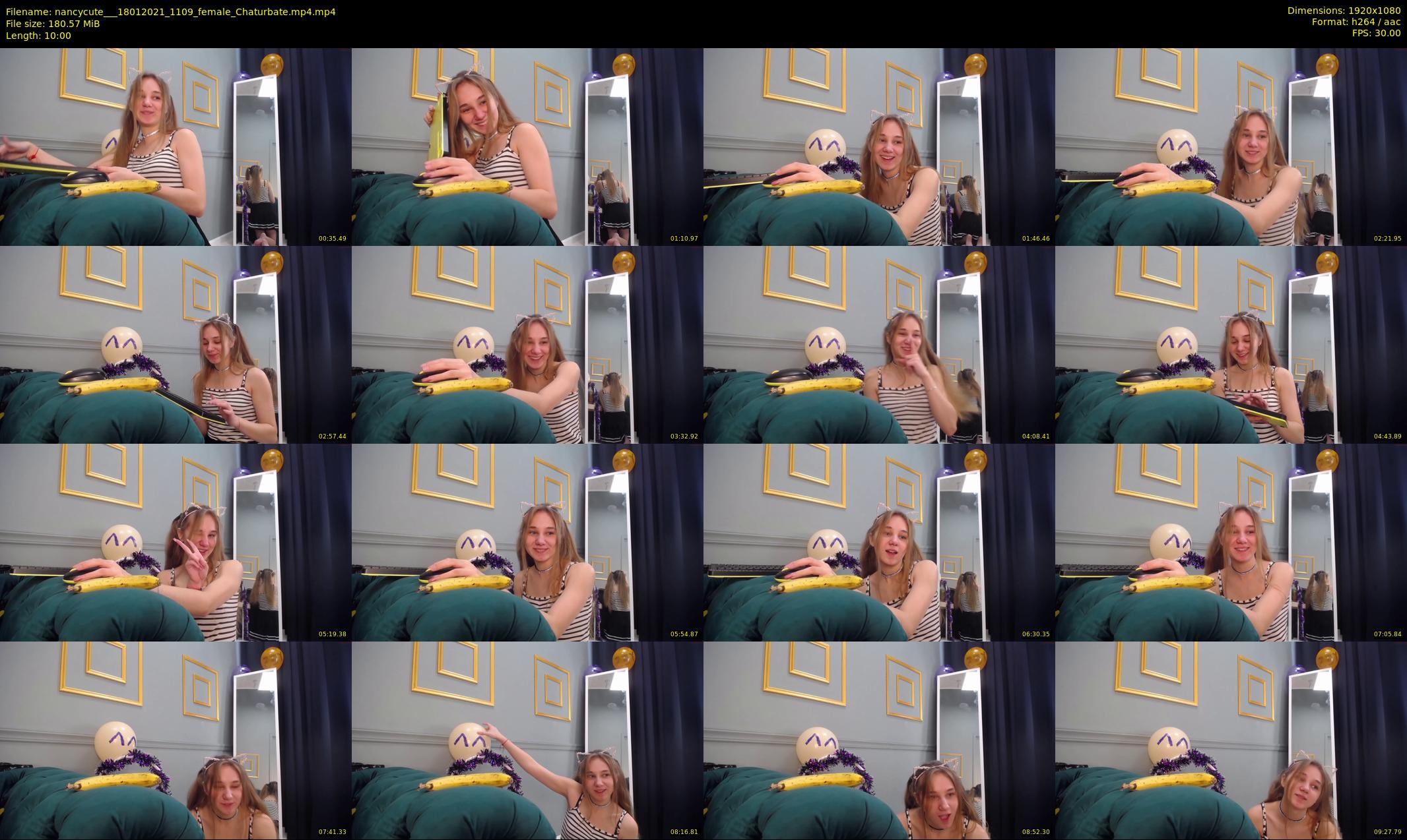 nancycute__ — 10 minute Chaturbate female cam show recording, 1080p, Jan 18, 2021
