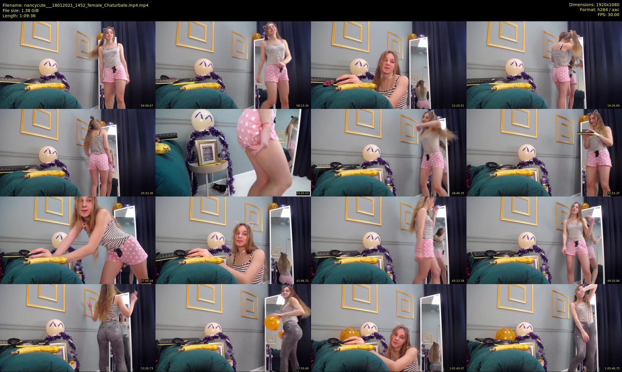 nancycute__ — 70 minute Chaturbate female cam show recording, 1080p, Jan 18, 2021