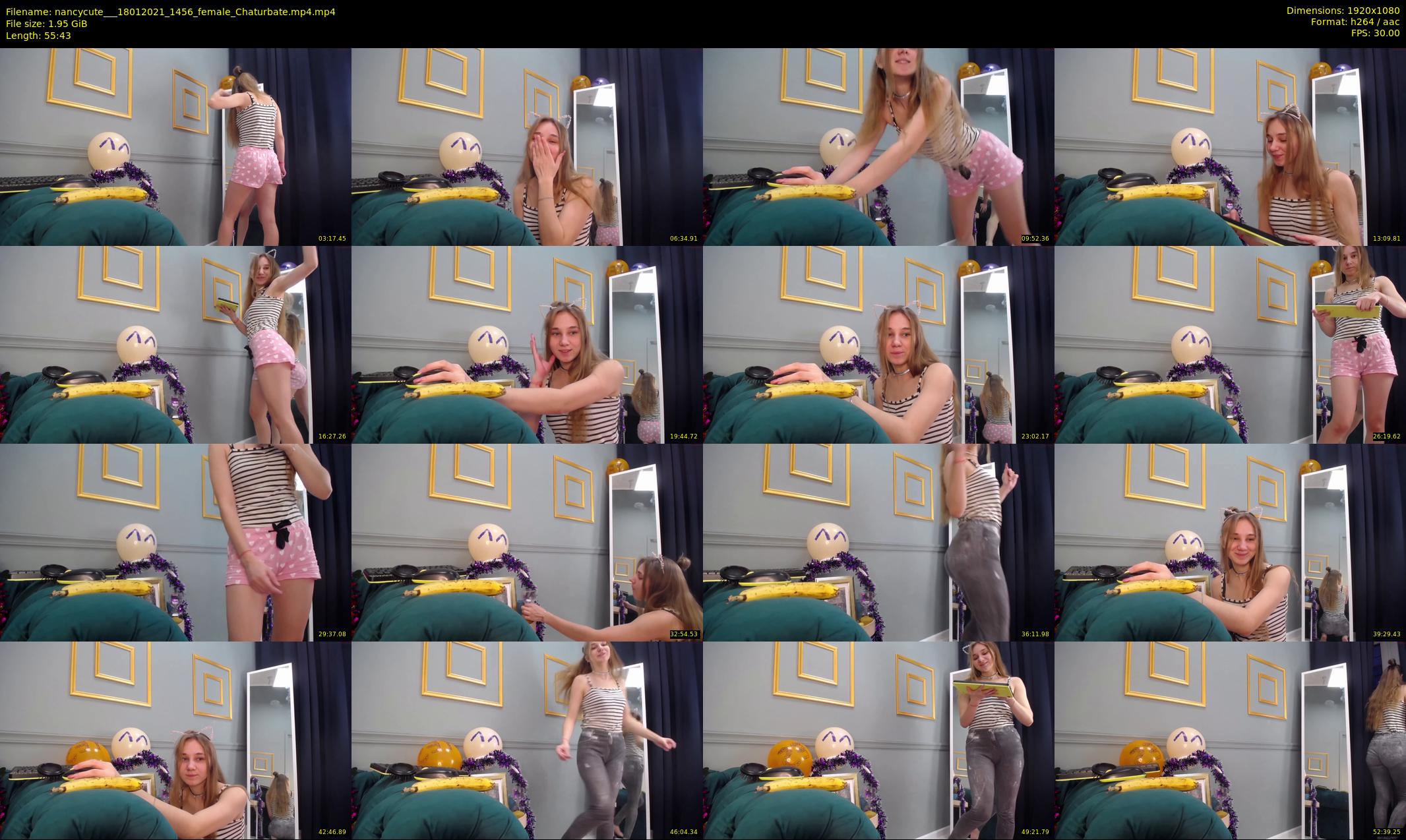 nancycute__ — 56 minute Chaturbate female cam show recording, 1080p, Jan 18, 2021