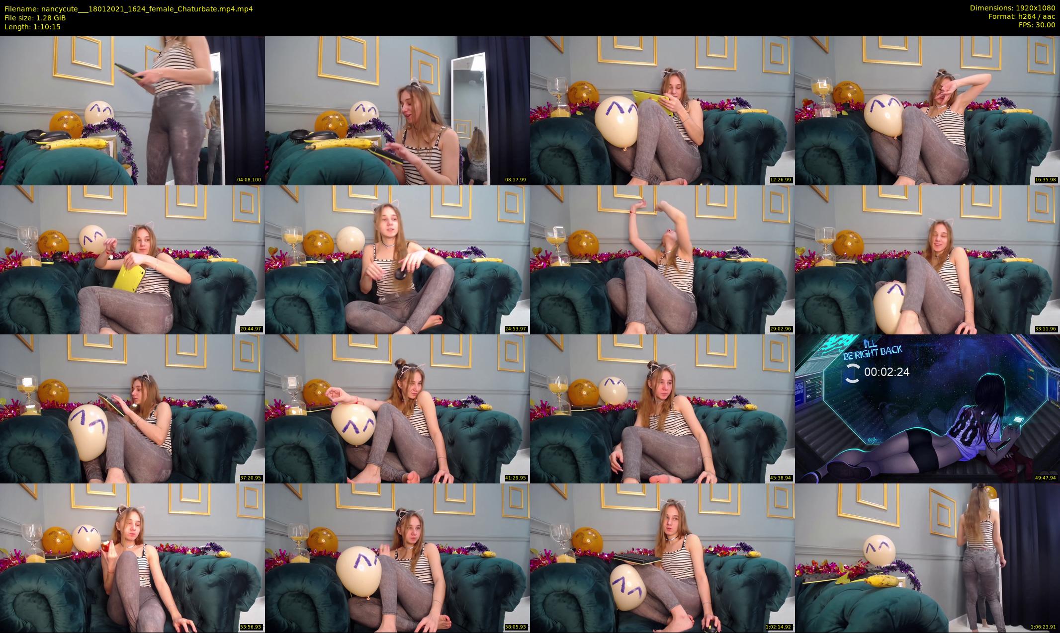 nancycute__ — 71 minute Chaturbate female cam show recording, 1080p, Jan 18, 2021
