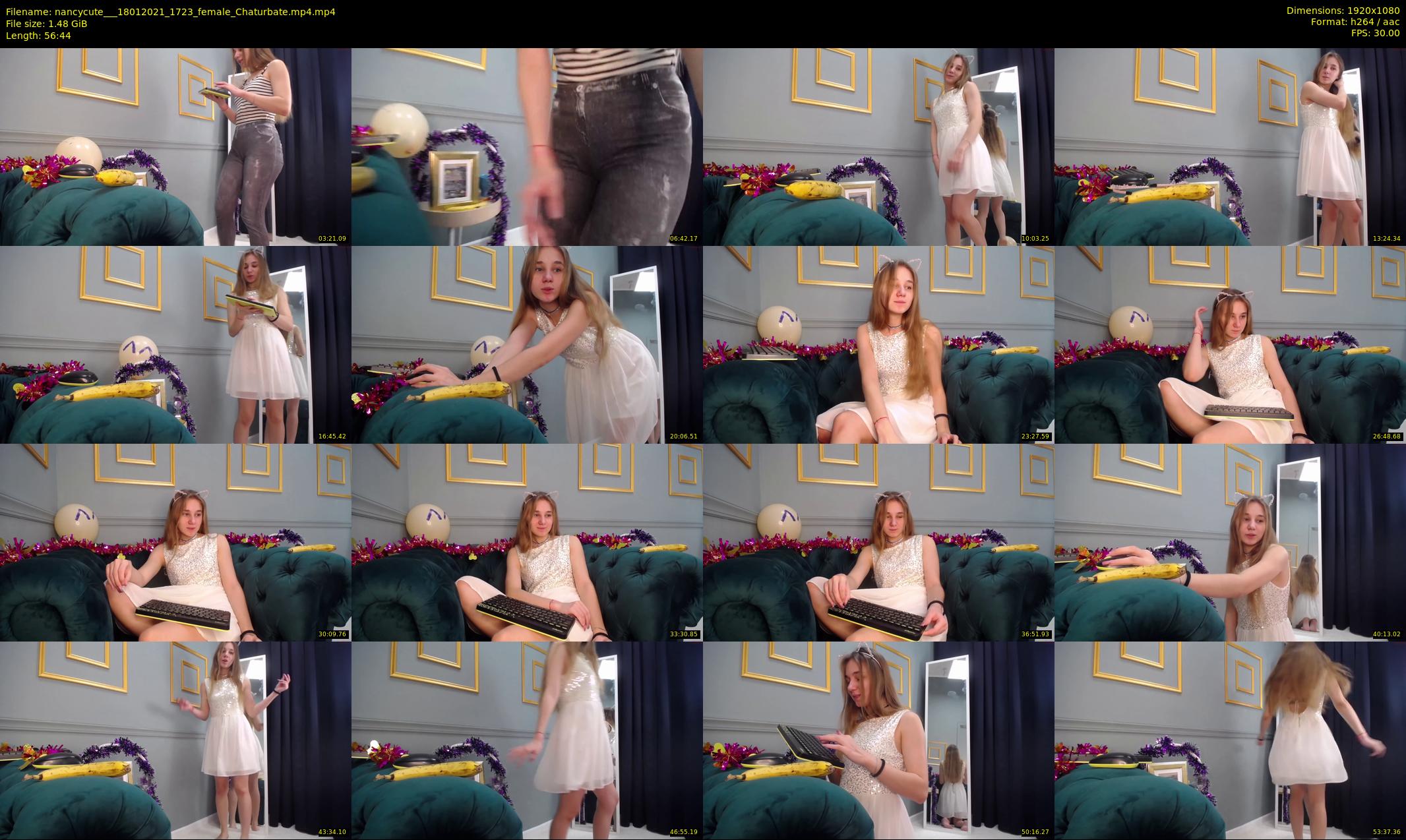 nancycute__ — 57 minute Chaturbate female cam show recording, 1080p, Jan 18, 2021
