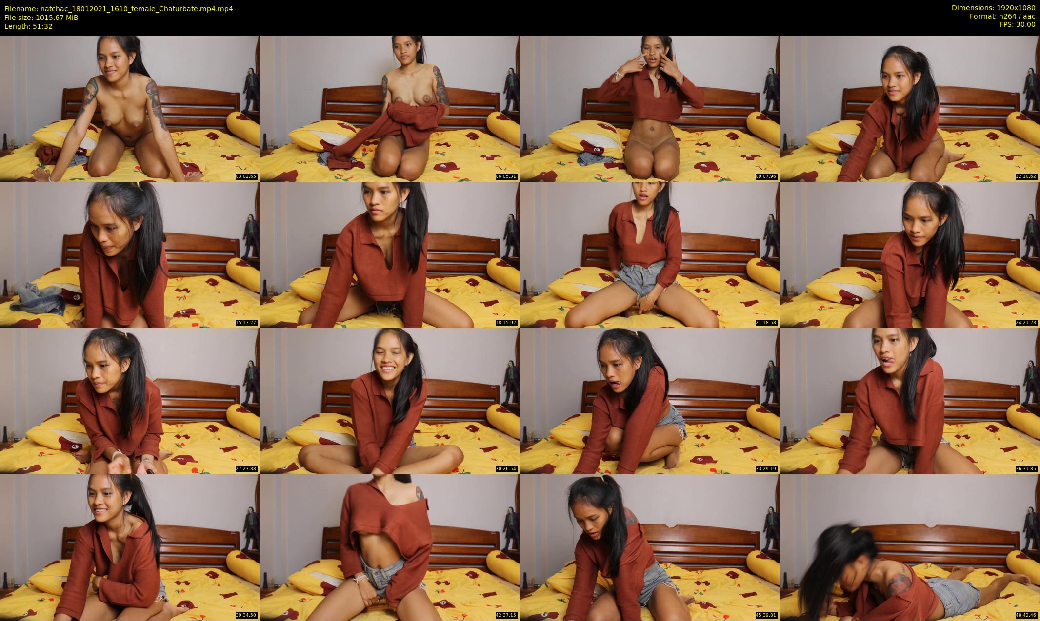 natchac — 52 minute Chaturbate female cam show recording, 1080p, Jan 18, 2021