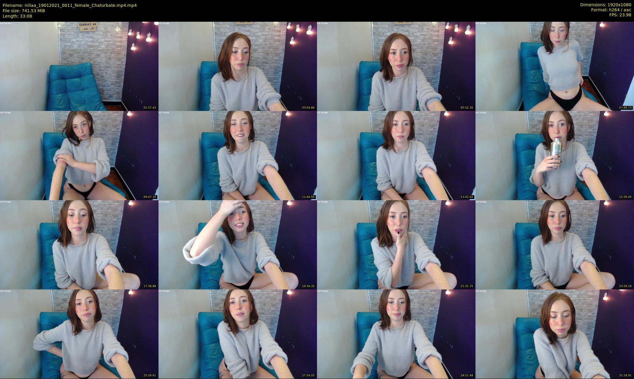 niilaa — 34 minute Chaturbate female cam show recording, 1080p, Jan 19, 2021