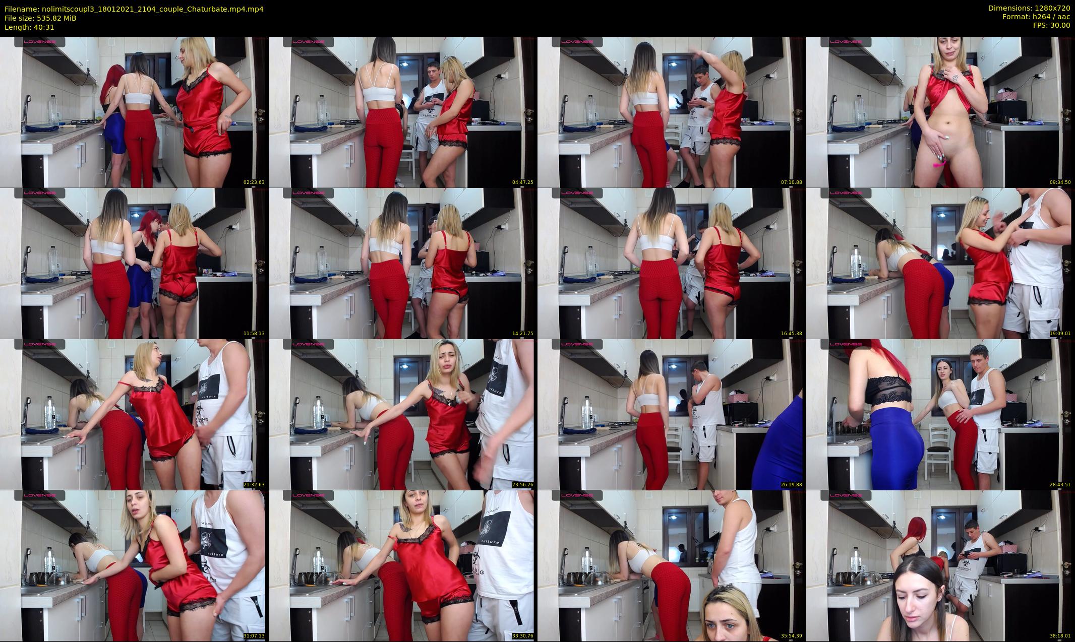 nolimitscoupl3 — 41 minute Chaturbate couple cam show recording, 720p, Jan 18, 2021