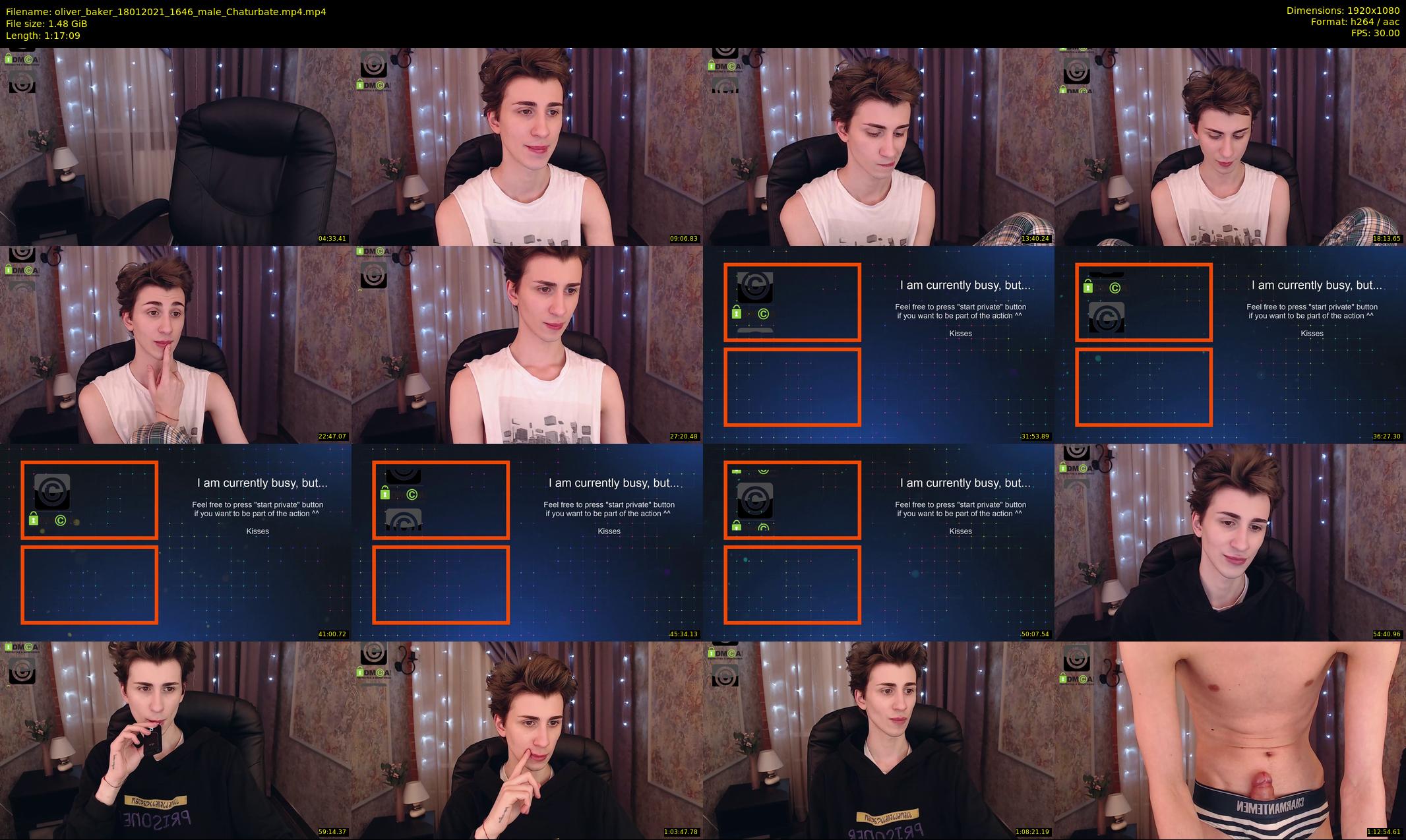 oliver_baker — 78 minute Chaturbate male cam show recording, 1080p, Jan 18, 2021