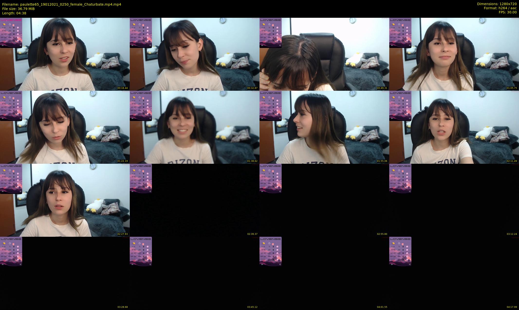 paulette65 — 5 minute Chaturbate female cam show recording, 720p, Jan 19, 2021